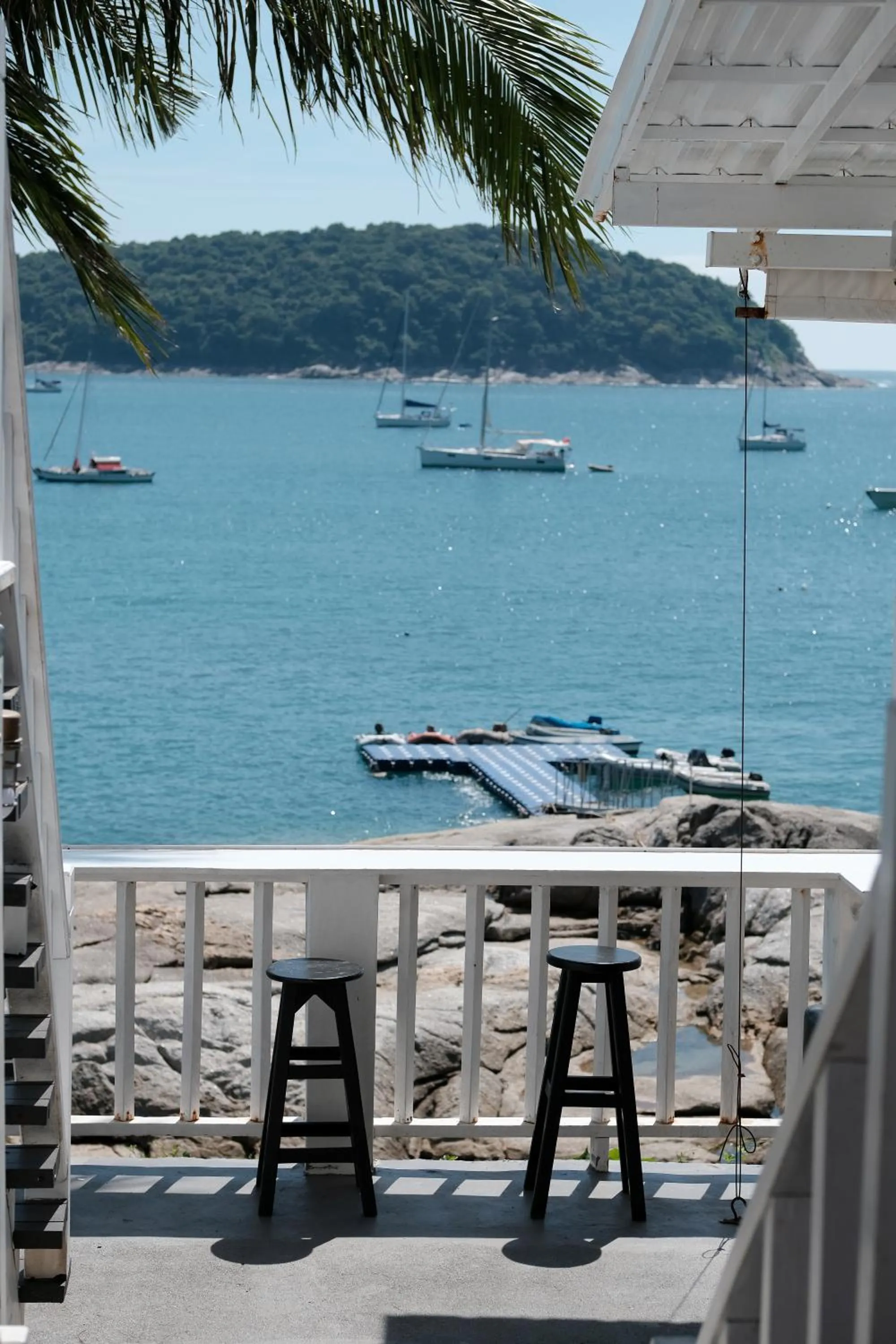 Patio in Naiharn On The Rock Resort Phuket