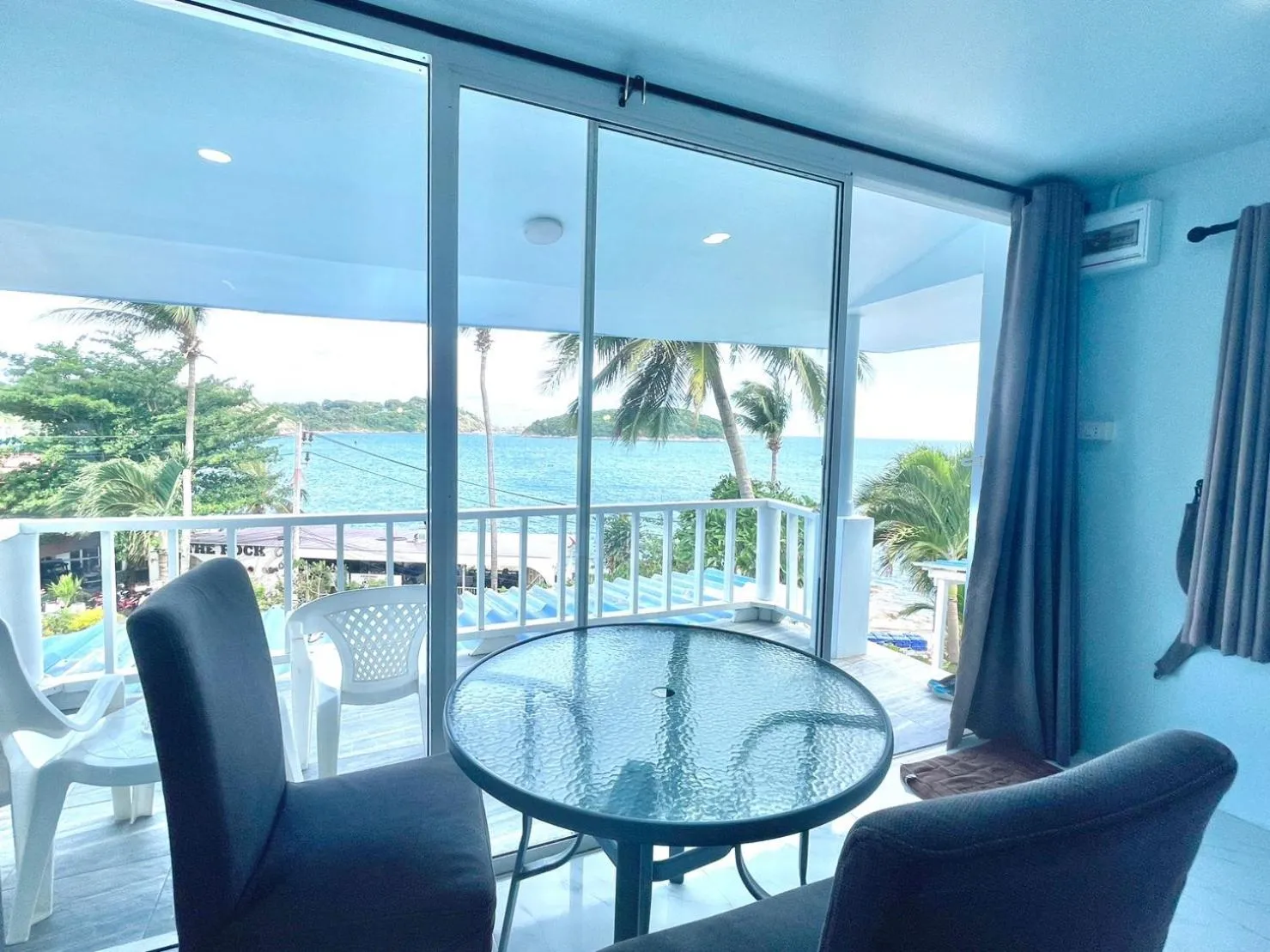 Patio in Naiharn On The Rock Resort Phuket