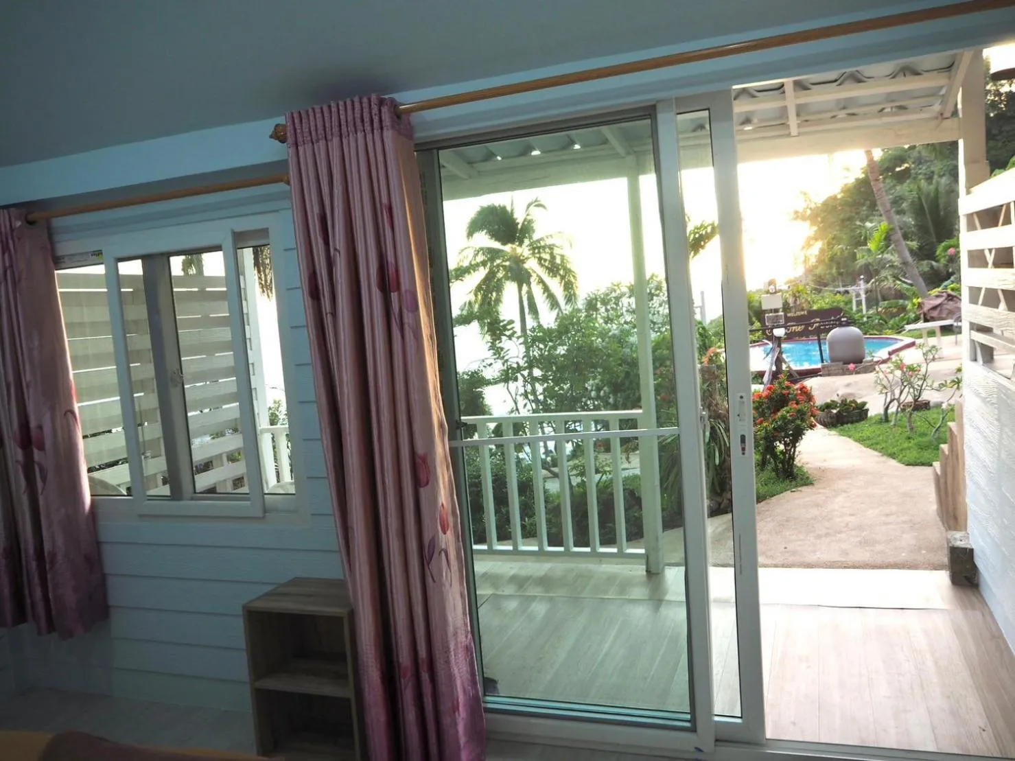 Patio in Naiharn On The Rock Resort Phuket