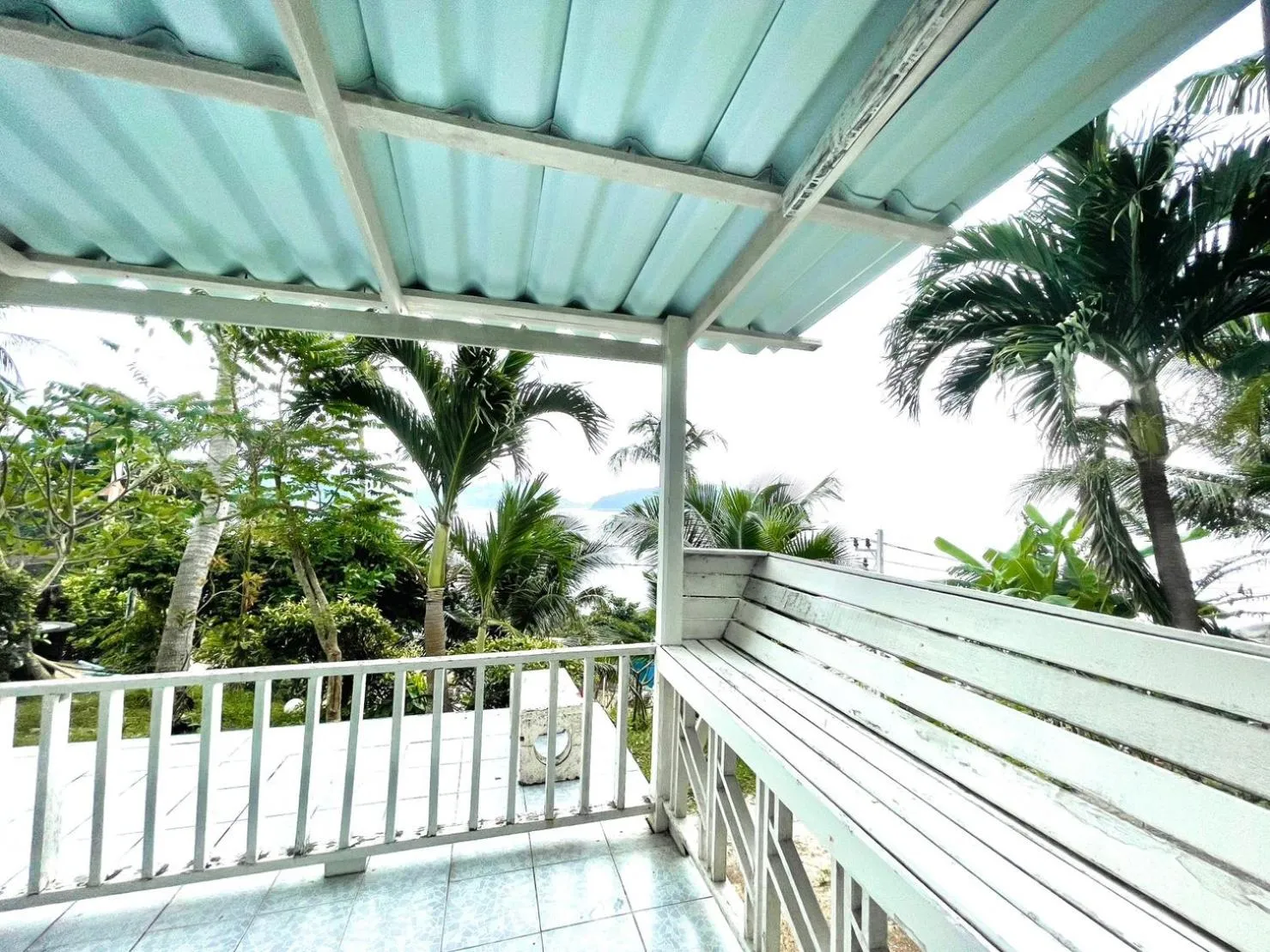 Patio in Naiharn On The Rock Resort Phuket