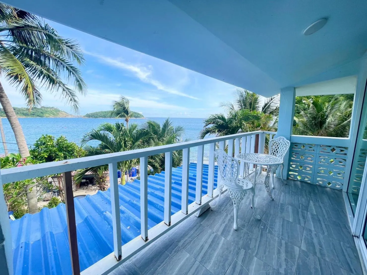 Patio in Naiharn On The Rock Resort Phuket