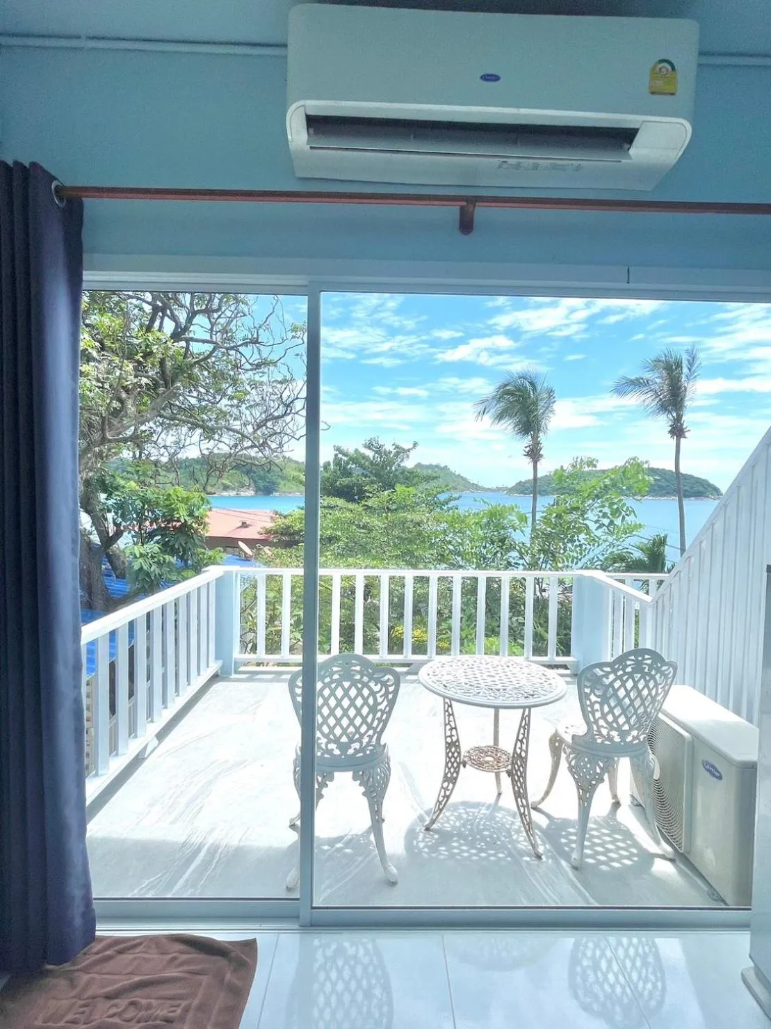 Patio in Naiharn On The Rock Resort Phuket