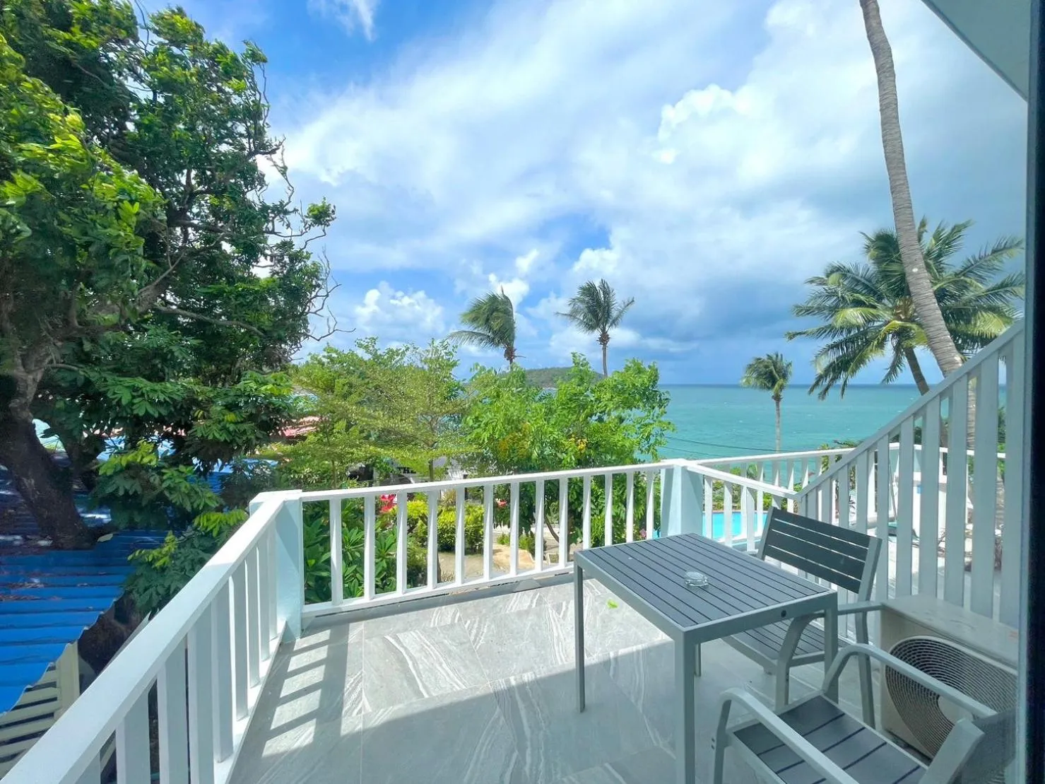 Patio in Naiharn On The Rock Resort Phuket