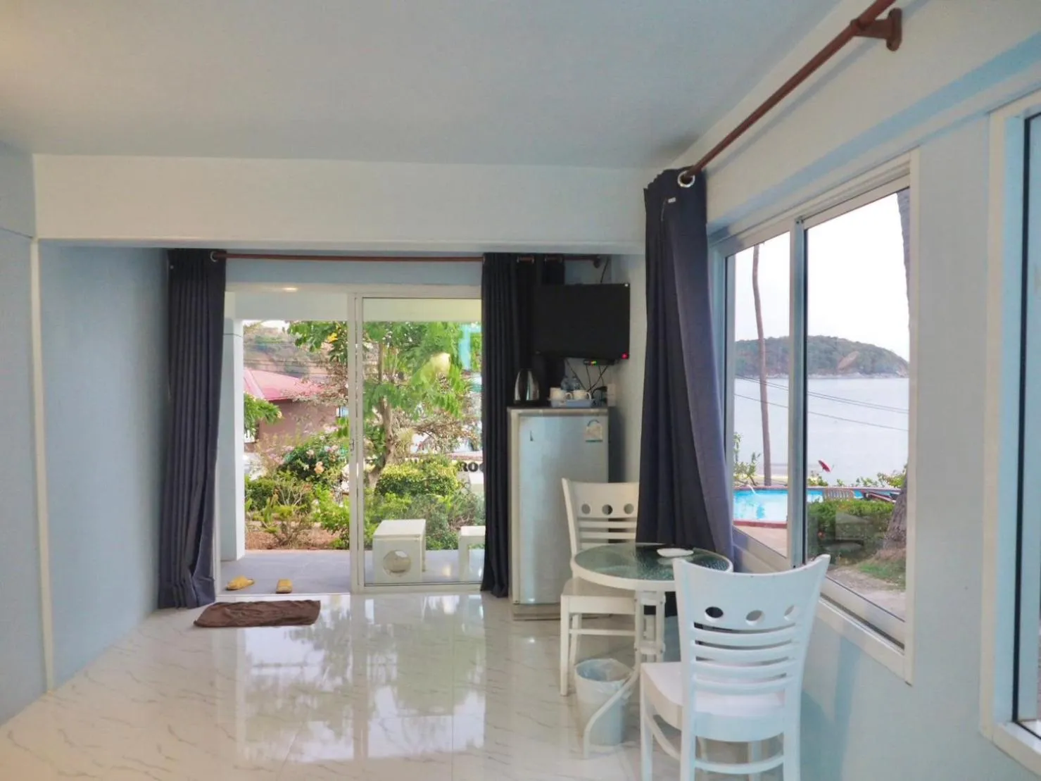 Patio in Naiharn On The Rock Resort Phuket