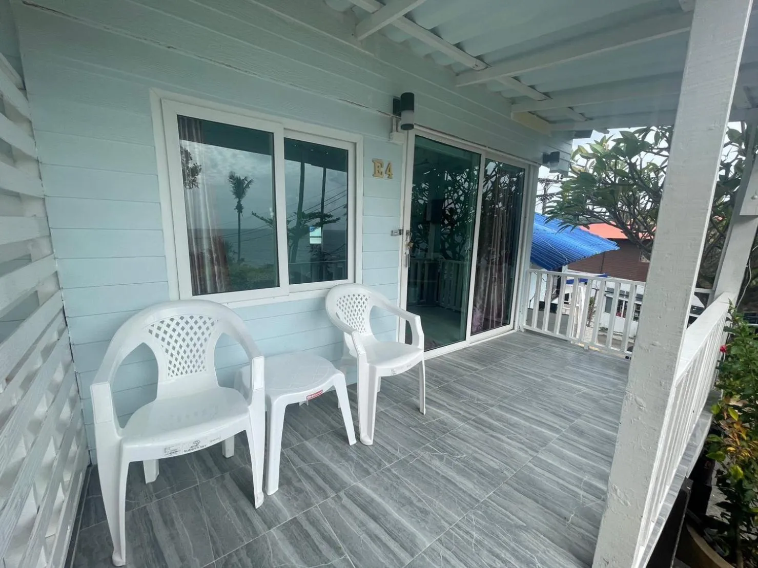 Patio in Naiharn On The Rock Resort Phuket