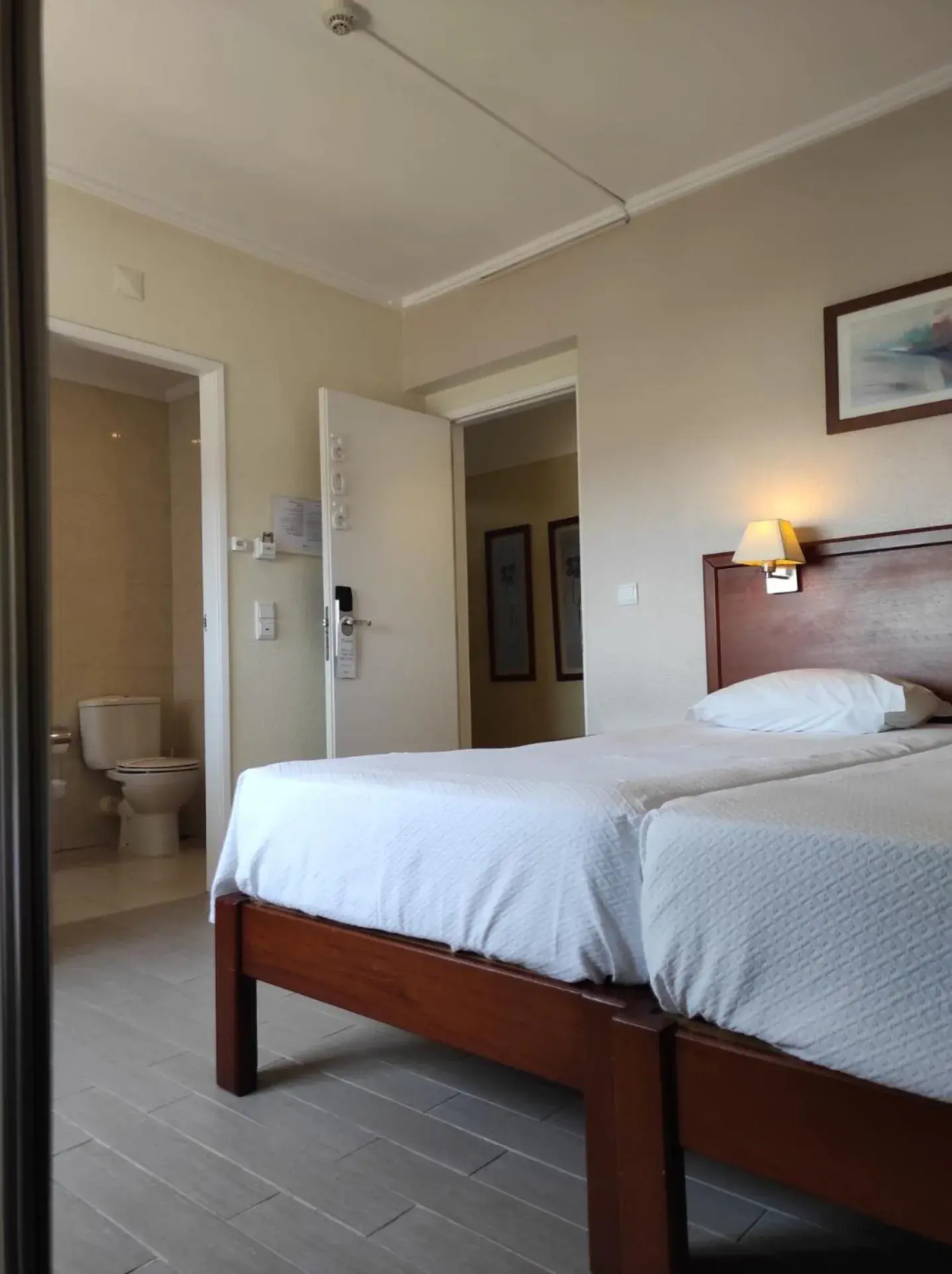 Bed in Hotel São Mamede Estoril Bed in Hotel São Mamede Estoril