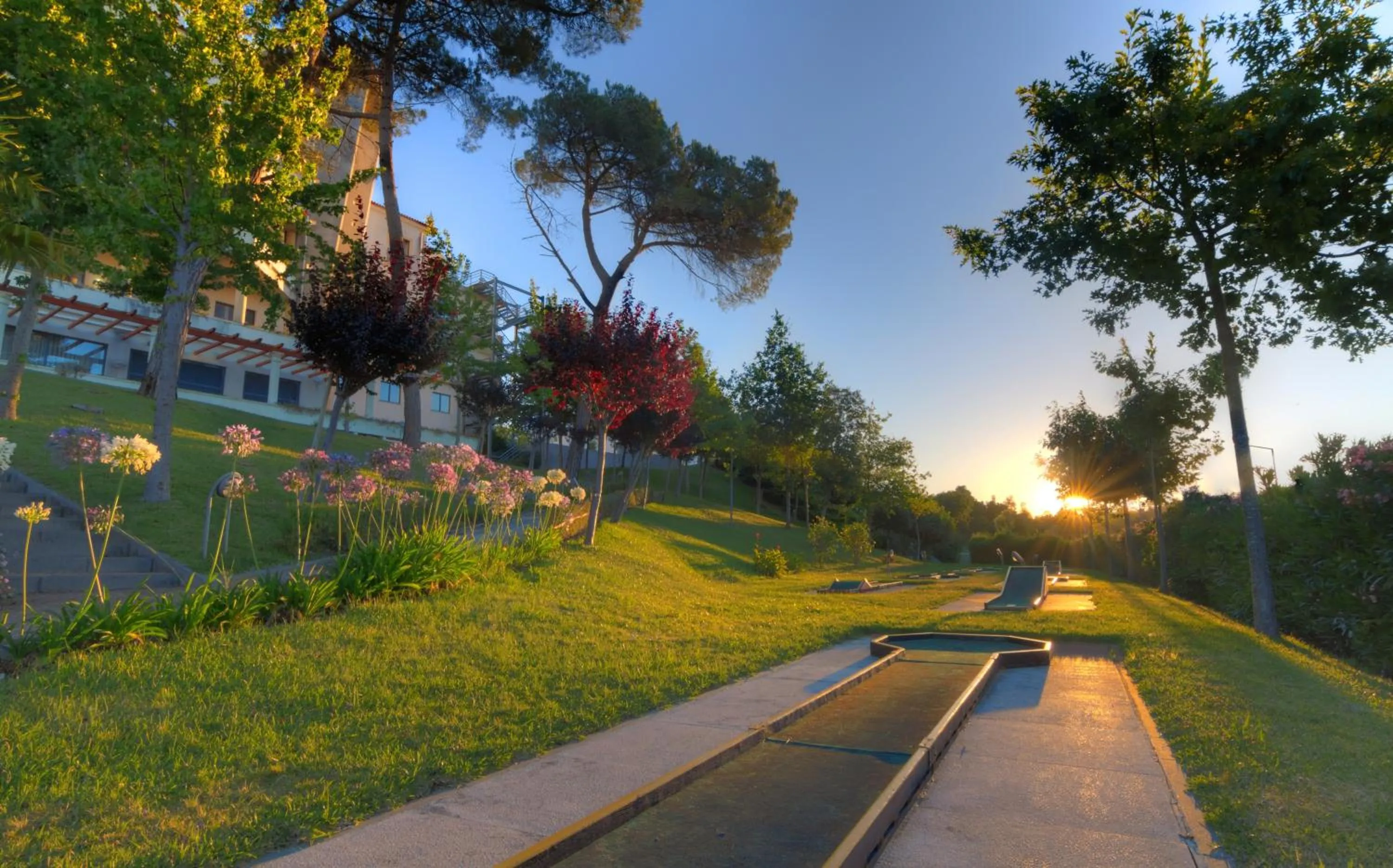 Garden in Lam Hotel Estarreja