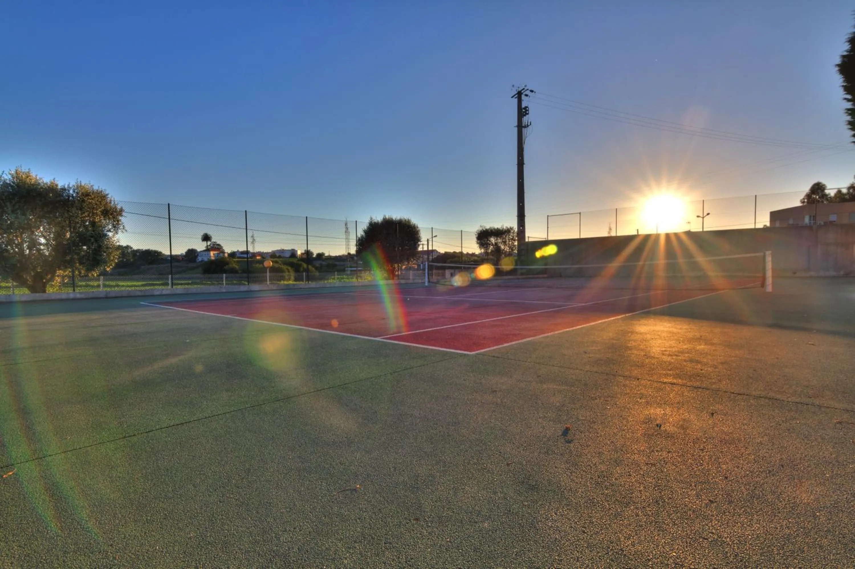 Tennis court in Lam Hotel Estarreja