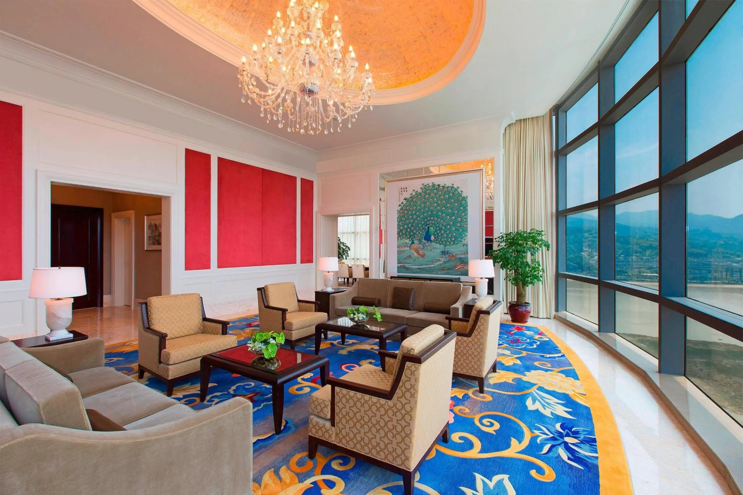 Living room in Sheraton Fuzhou Hotel