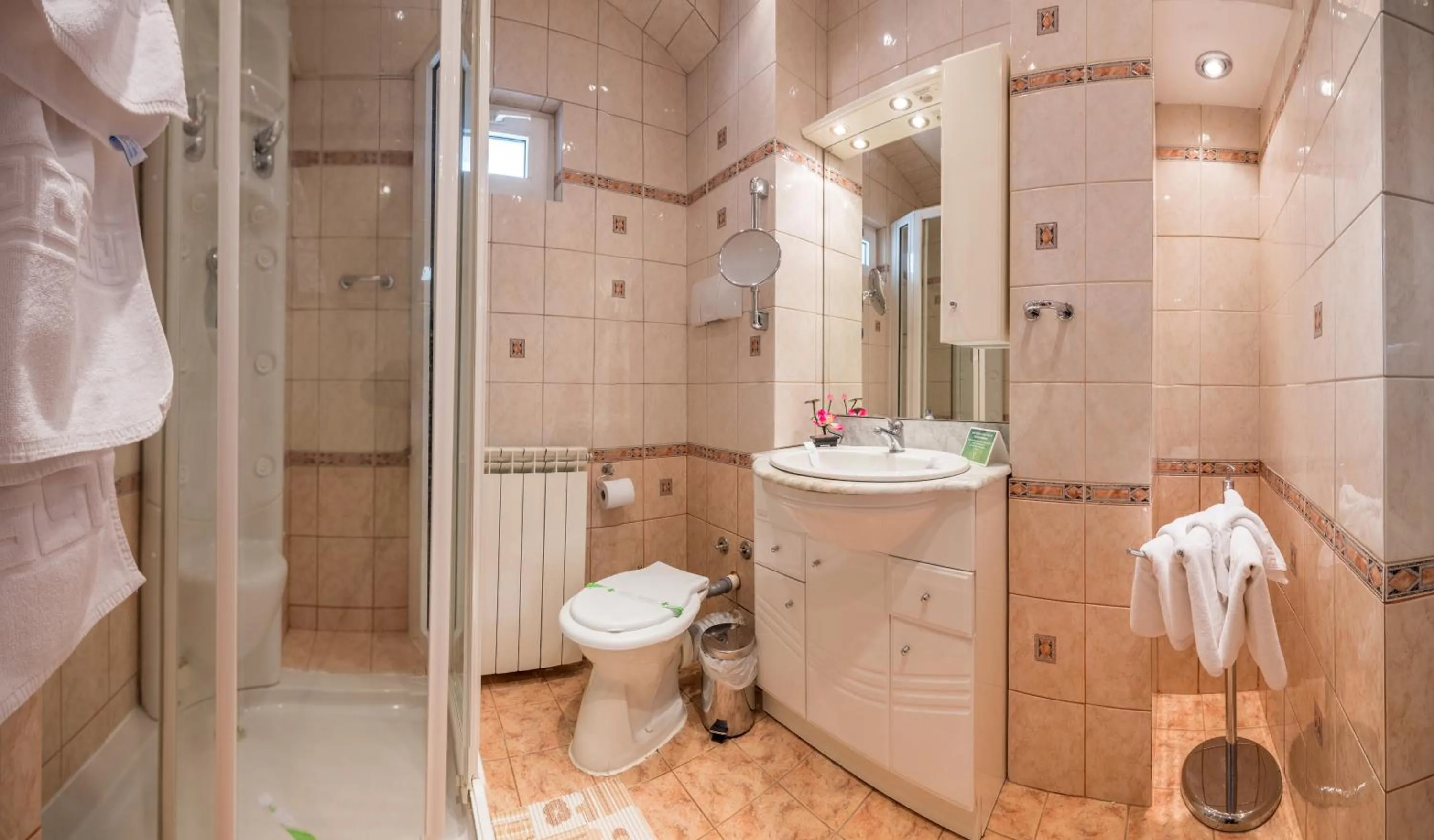 Bathroom in Hotel Rina Cerbul