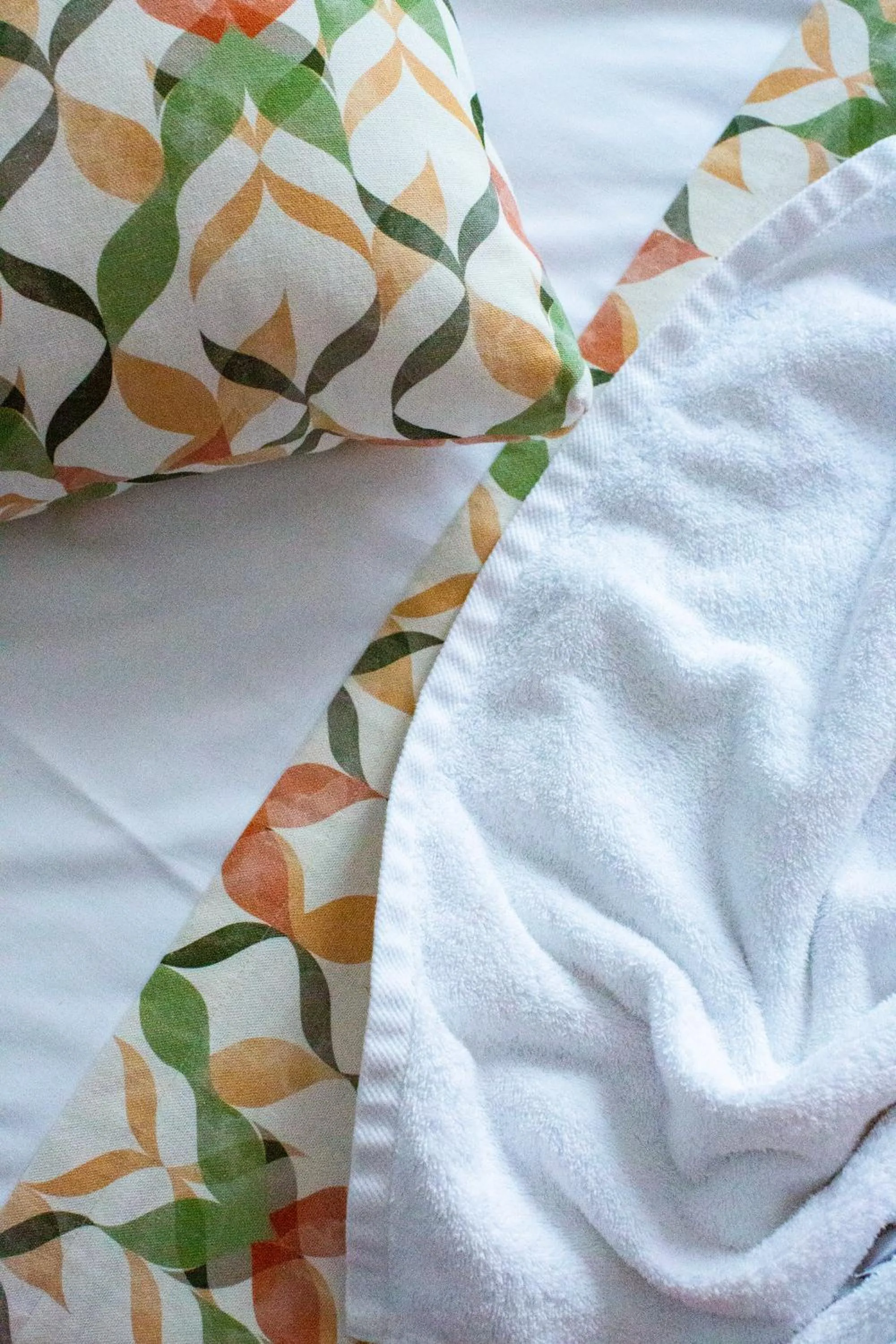 Bed in Kastro Apartments