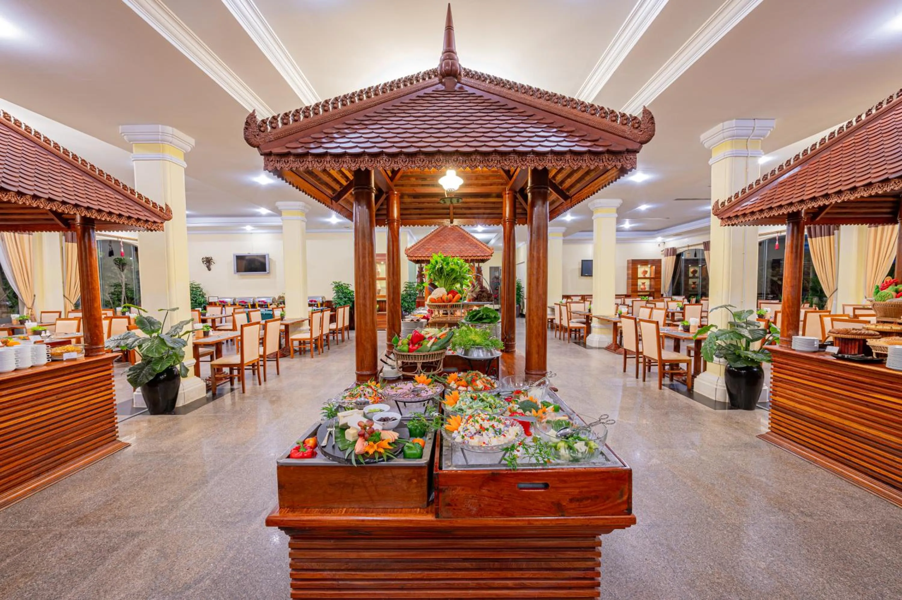 Buffet breakfast in Somadevi Angkor Premium