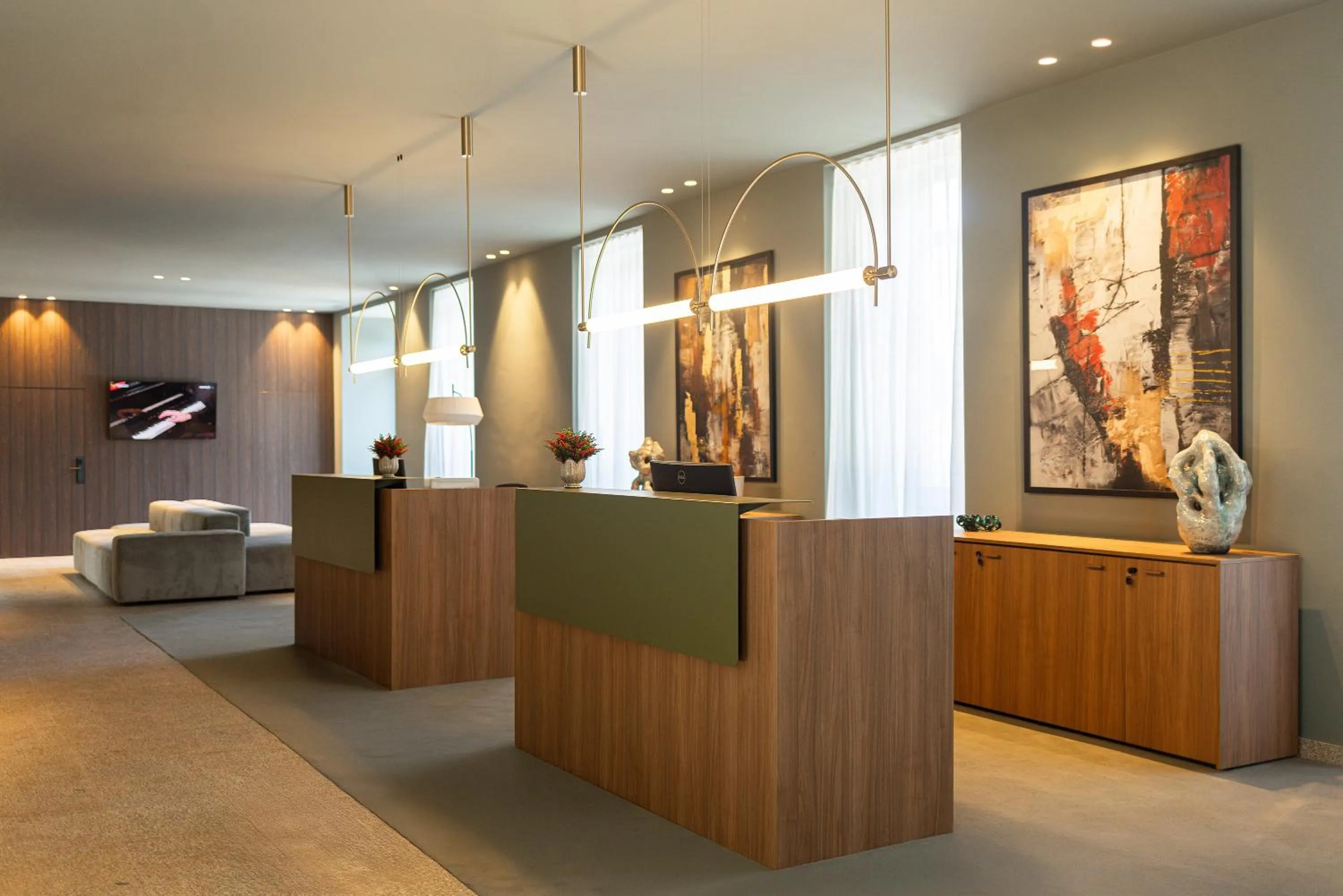 Lobby or reception in The Lince Braga