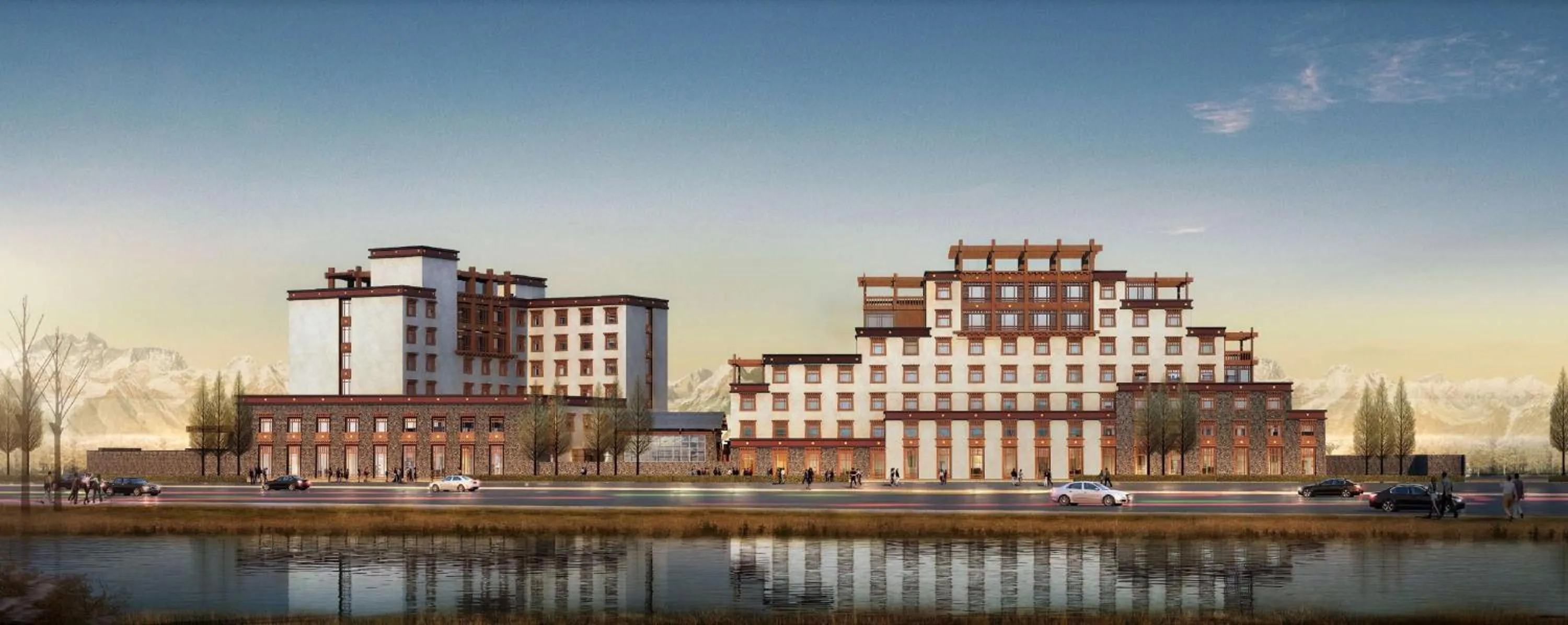 Property building in Hilton Garden Inn Shangri-La