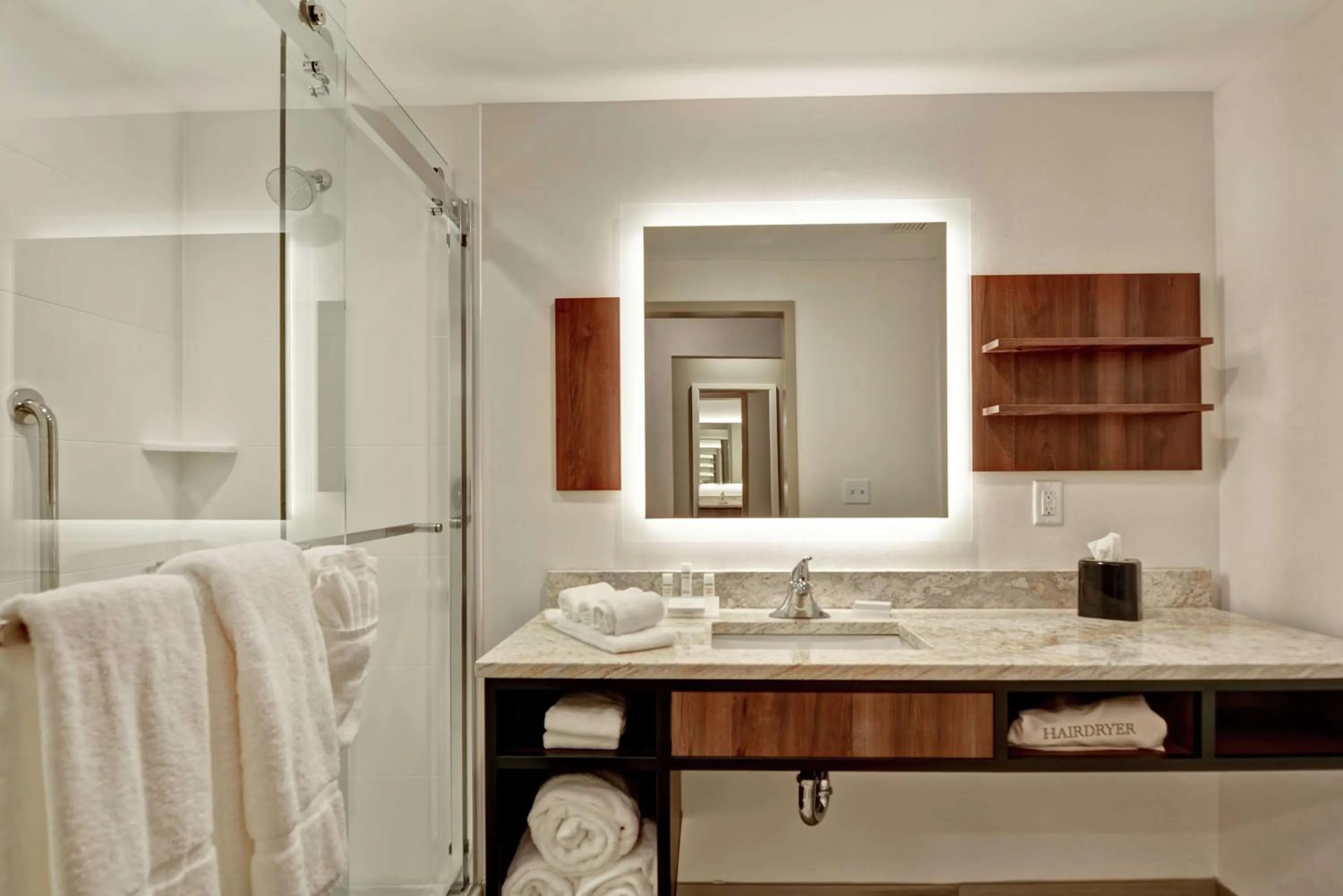 Bathroom in Hilton Garden Inn Princeton Lawrenceville