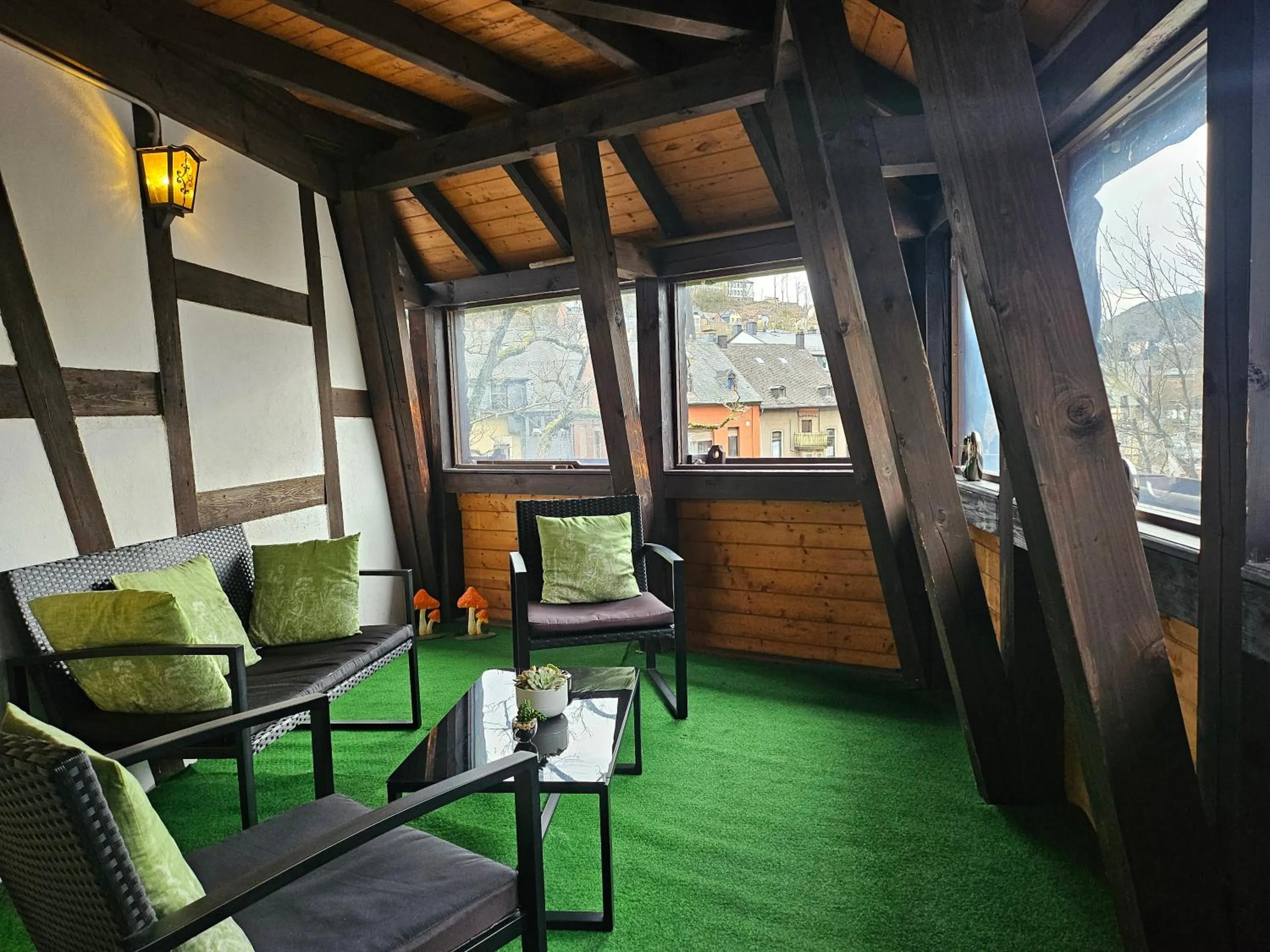 Seating area in Hotel Schloßschenke