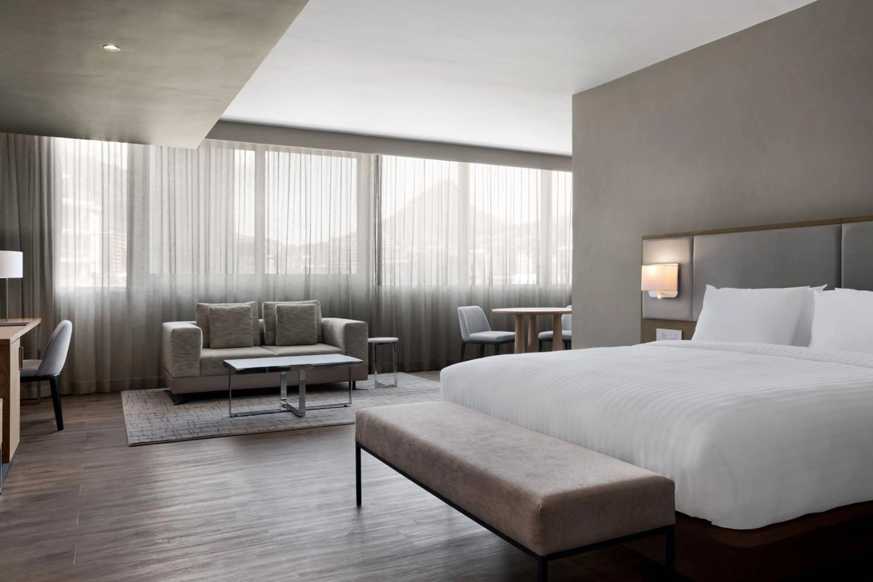 Photo of the whole room, Bed in AC Hotel by Marriott Cape Town Waterfront