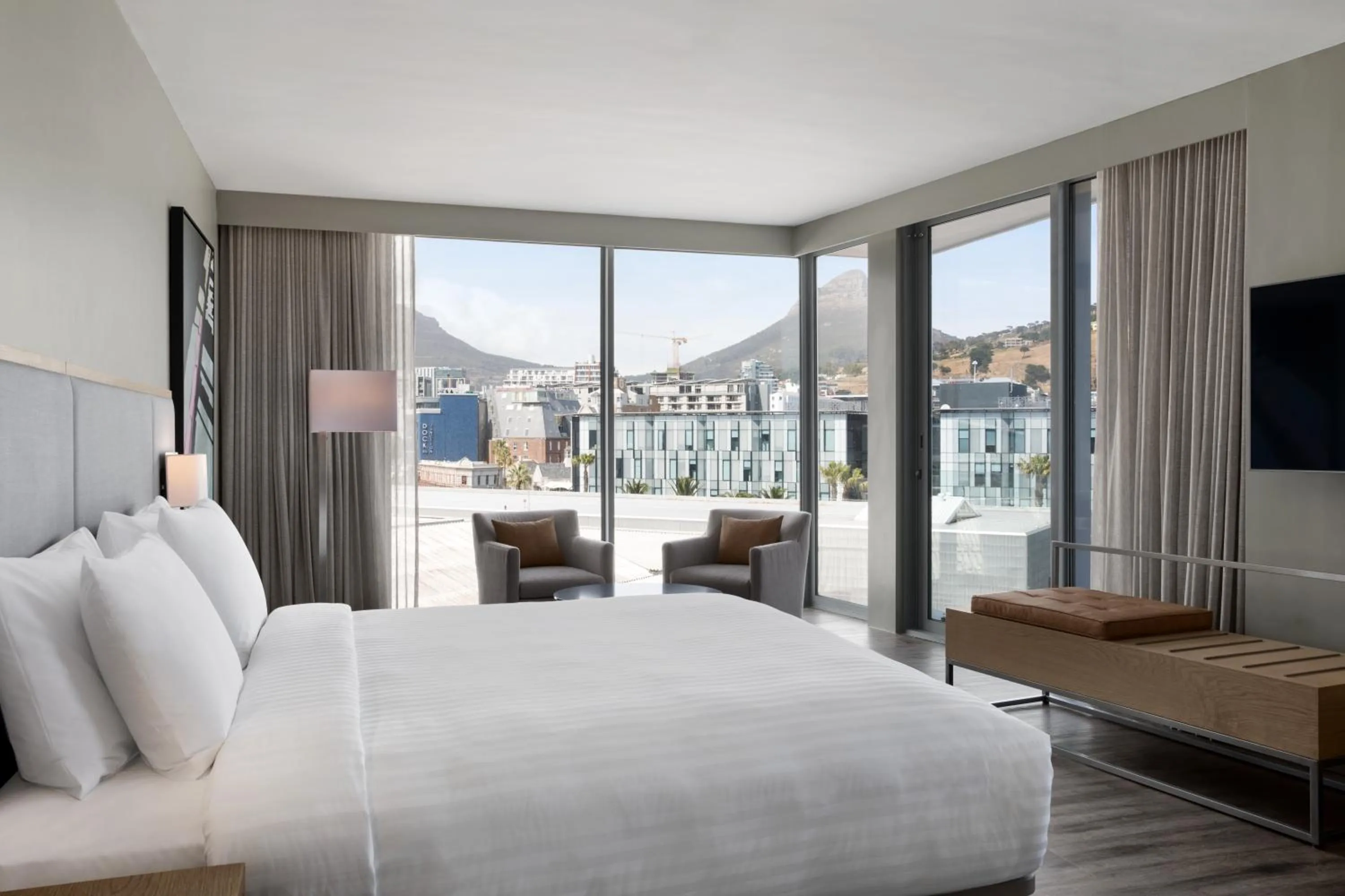 Bedroom, Bed in AC Hotel by Marriott Cape Town Waterfront