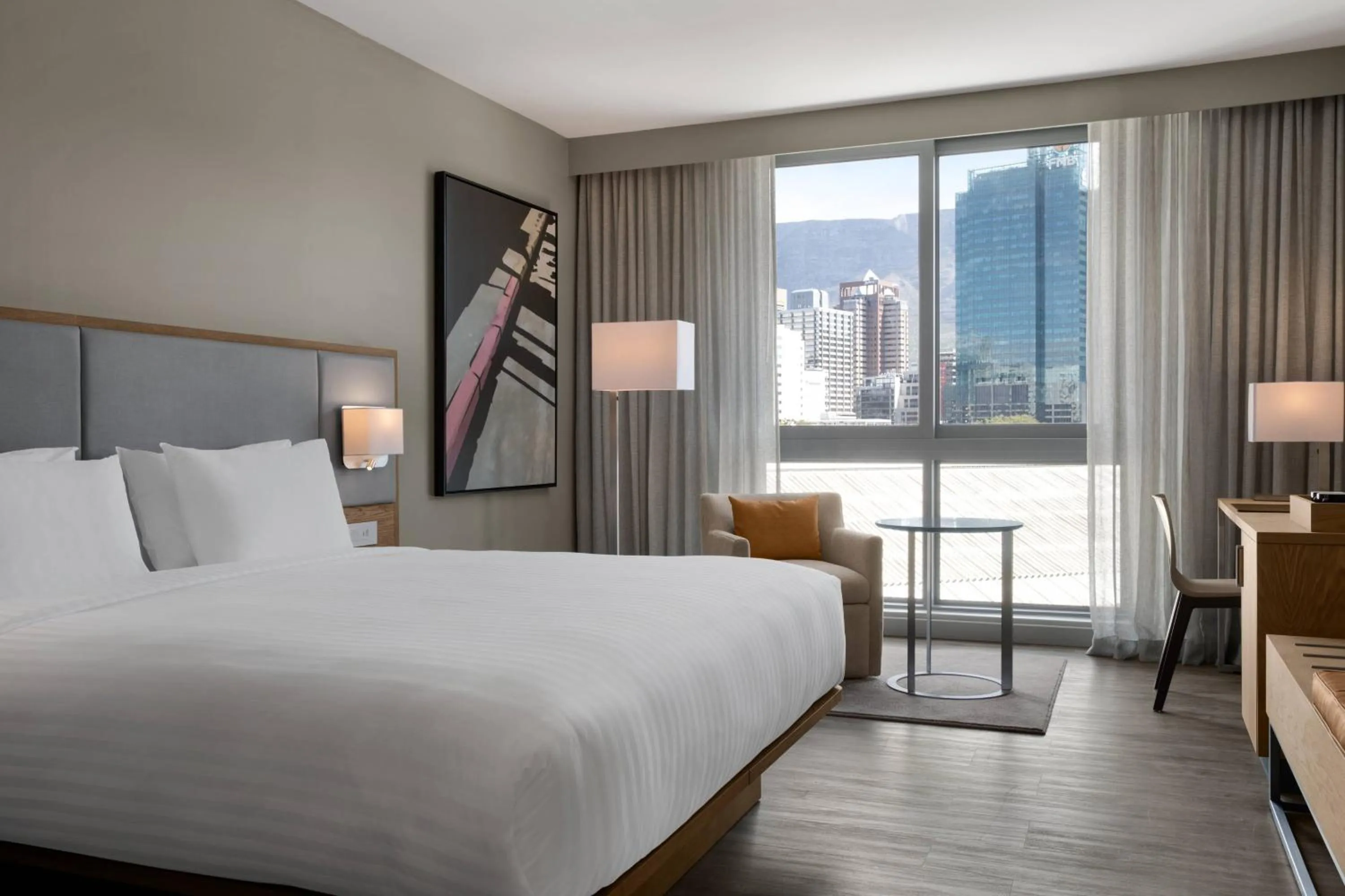 Photo of the whole room, Bed in AC Hotel by Marriott Cape Town Waterfront