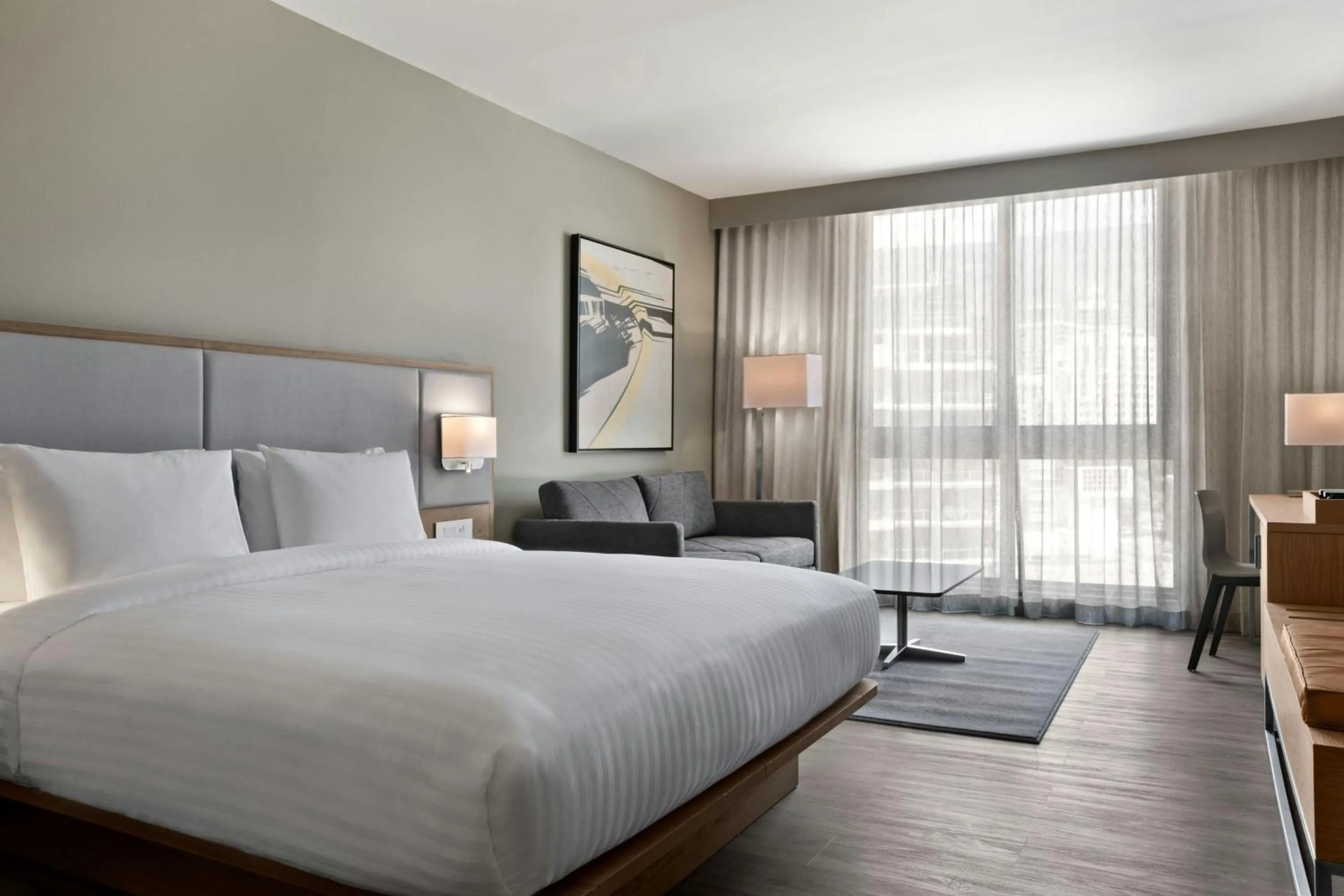 Photo of the whole room, Bed in AC Hotel by Marriott Cape Town Waterfront