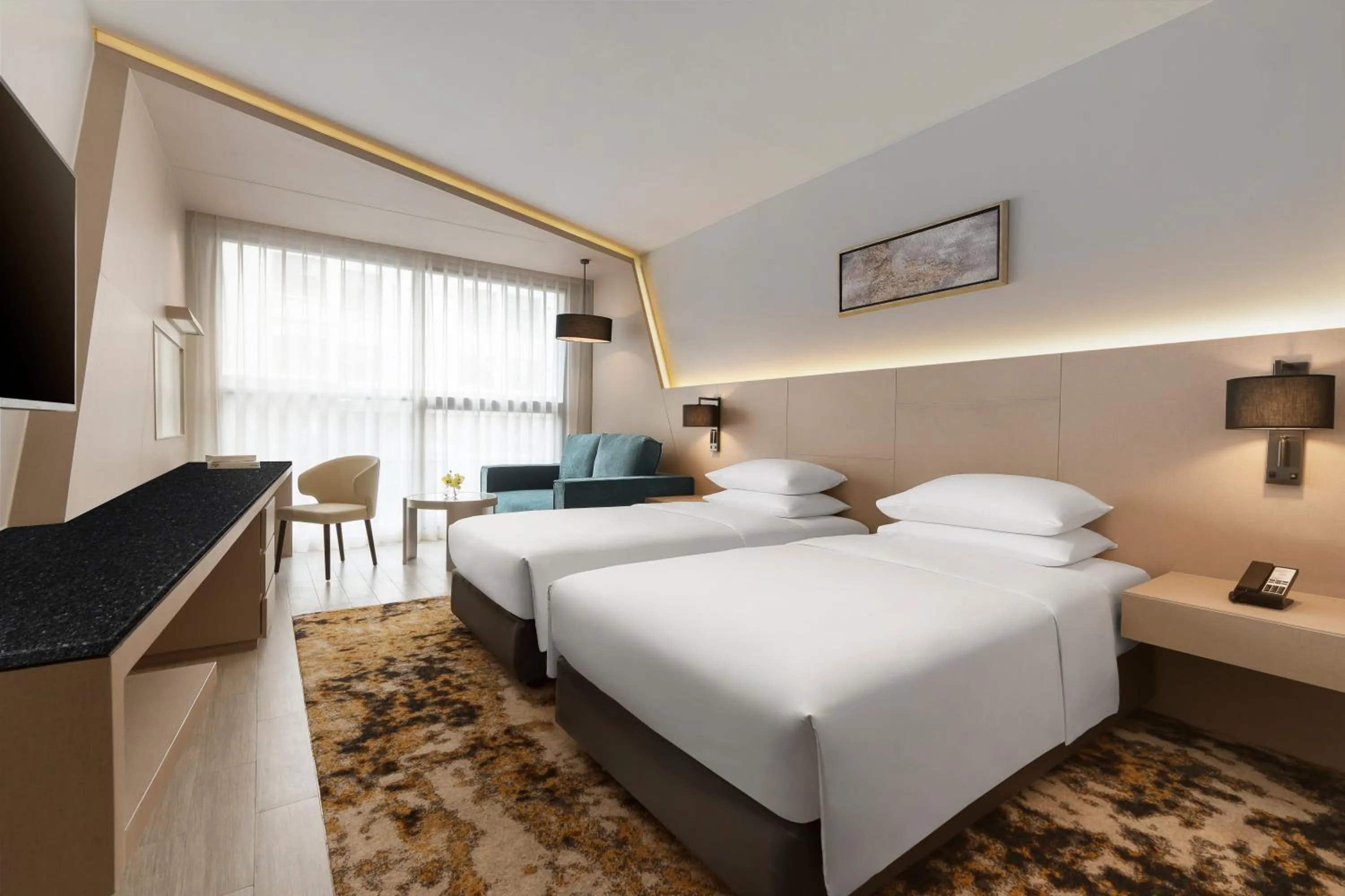 Bed in Hyatt Place Bangkok Sukhumvit 1