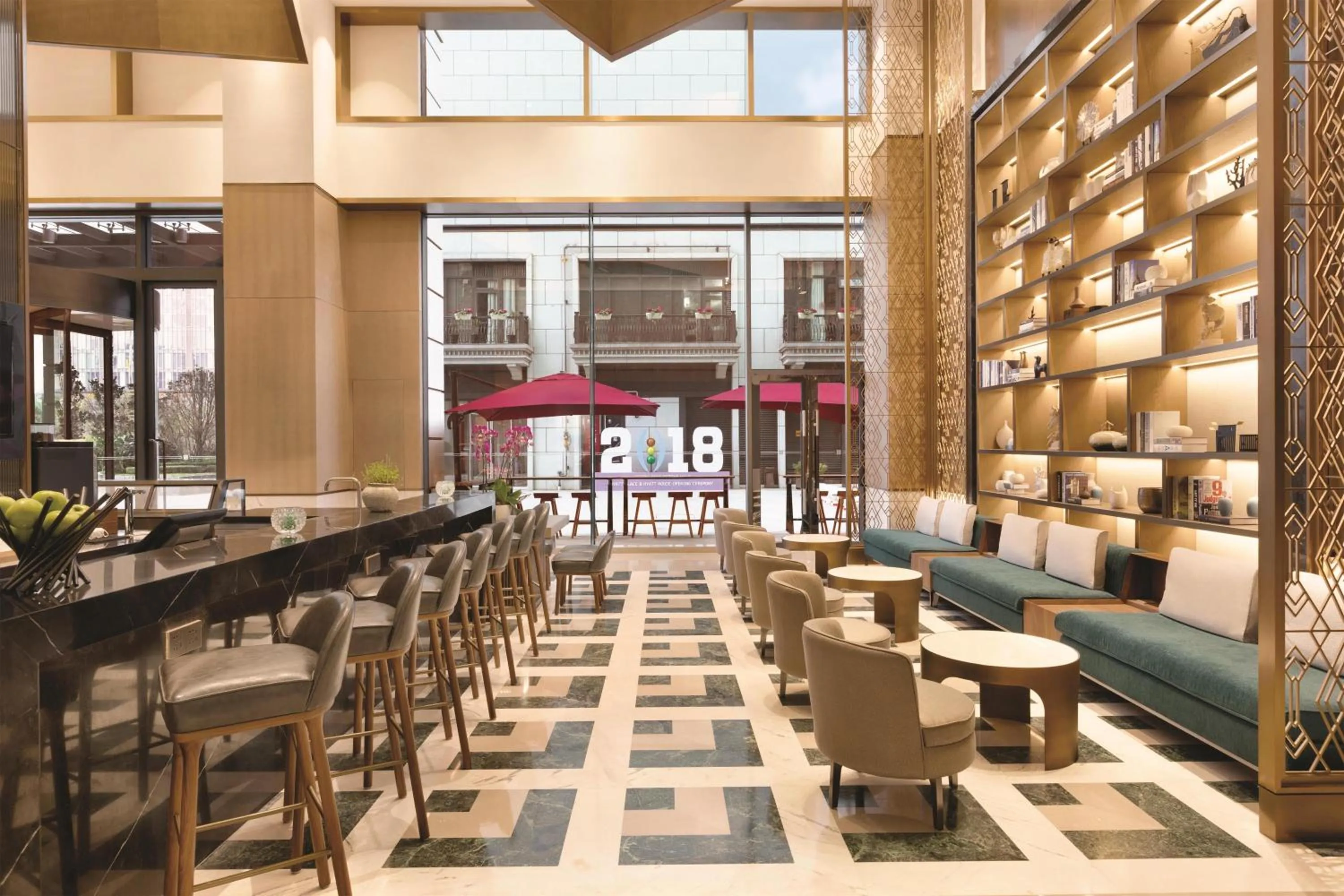 Lobby or reception in Hyatt House Chengdu Pebble Walk