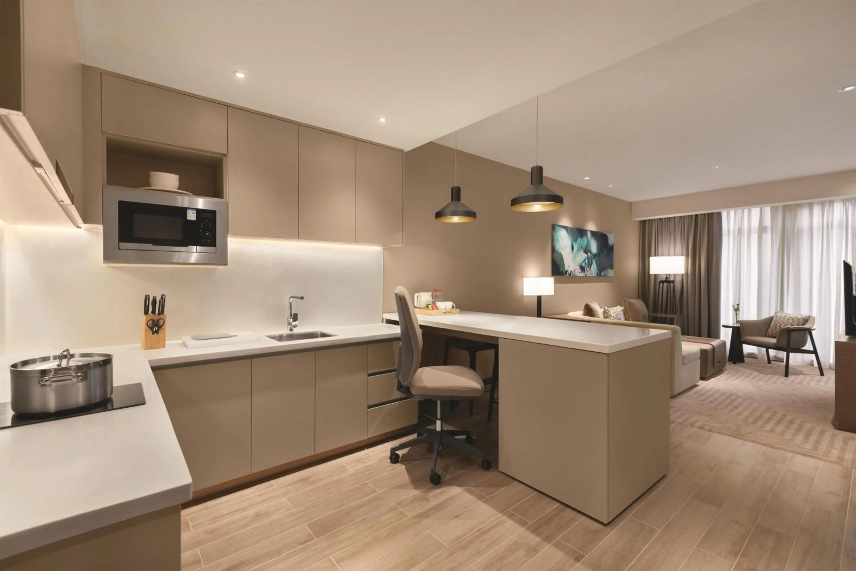 Bedroom in Hyatt House Chengdu Pebble Walk