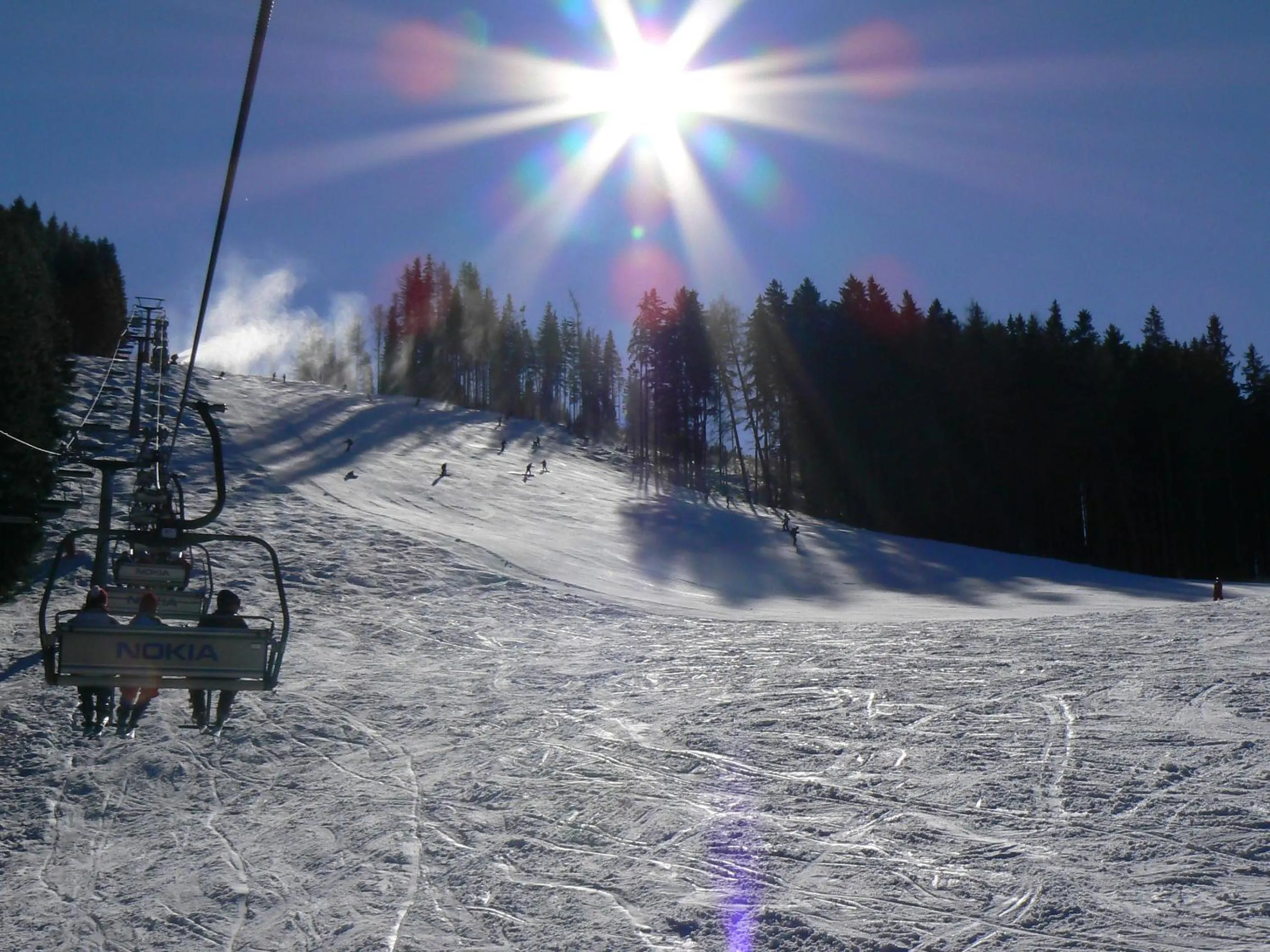 Skiing in Chata Ilčík
