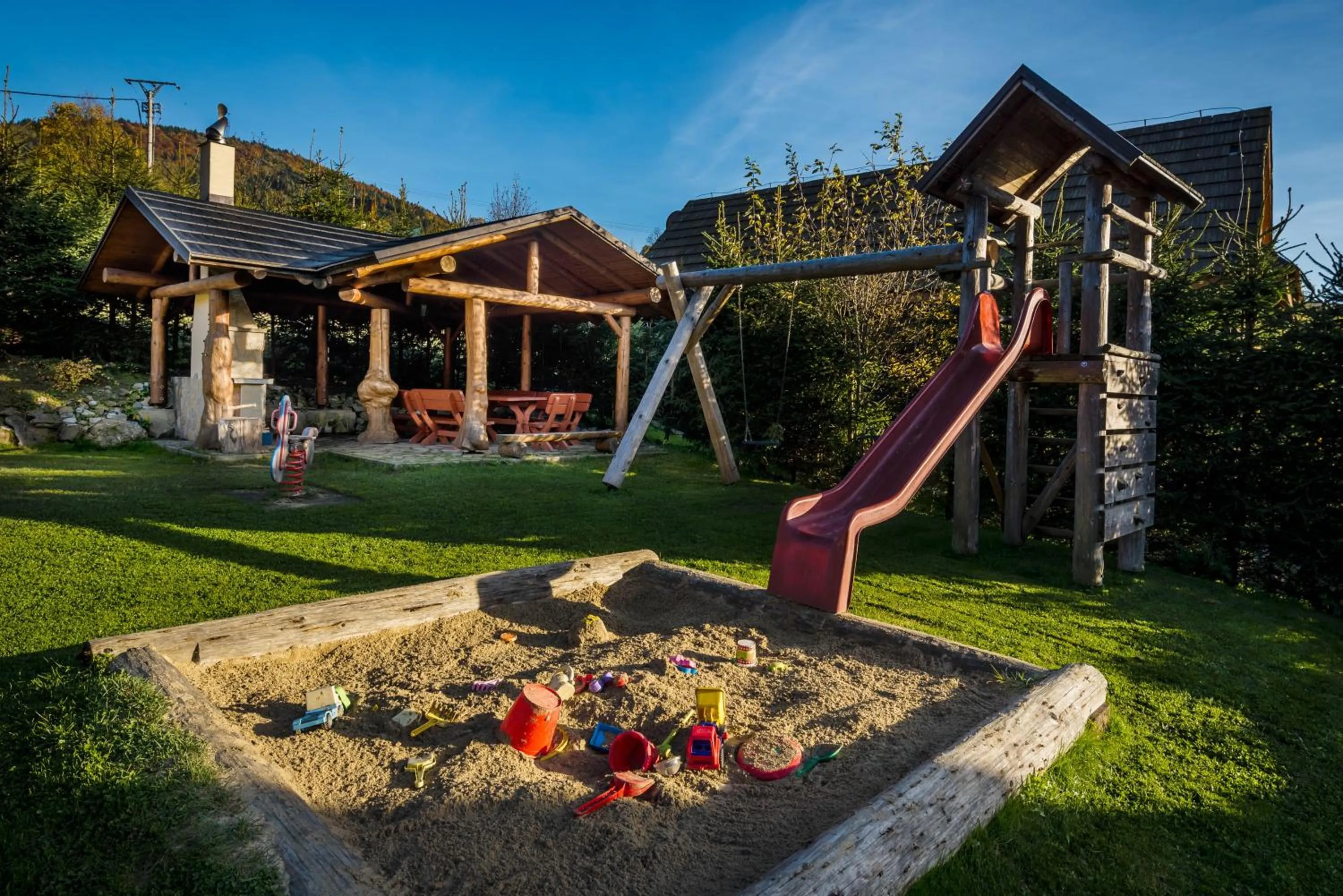 Children play ground in Chata Ilčík
