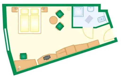 Floor plan in Hotel GIP