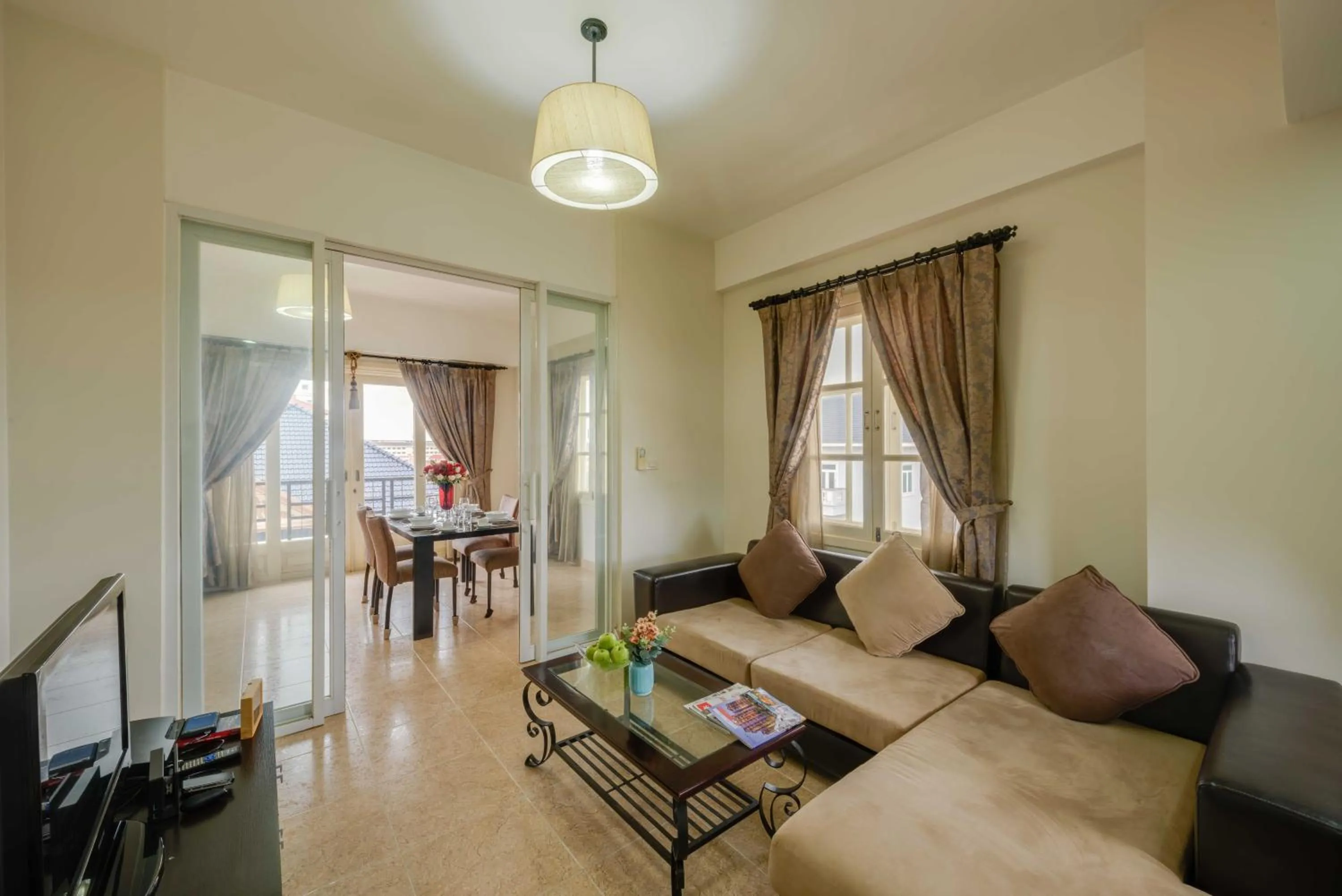 Living room in City View Apartment