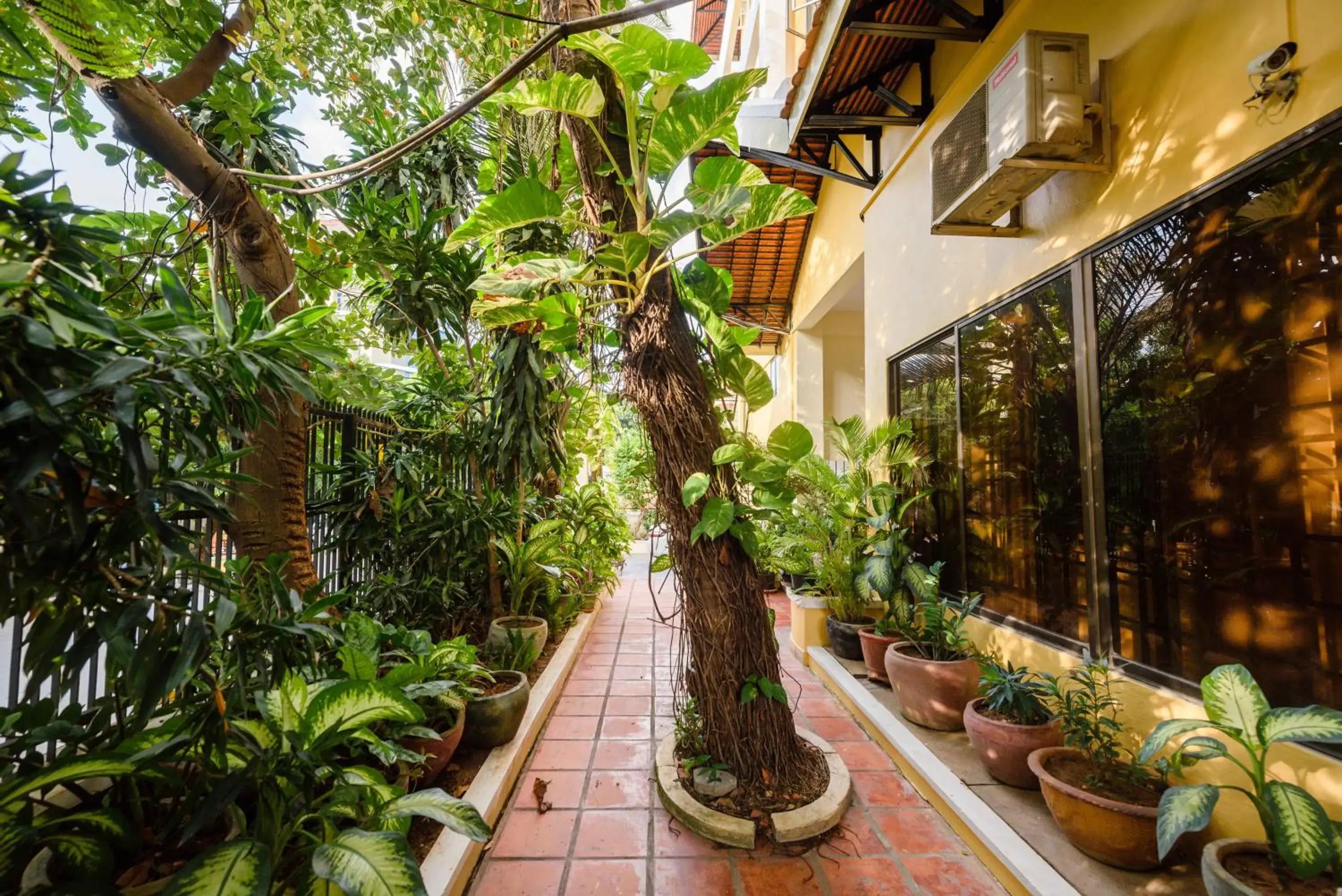 Garden view in City View Apartment Garden view in City View Apartment