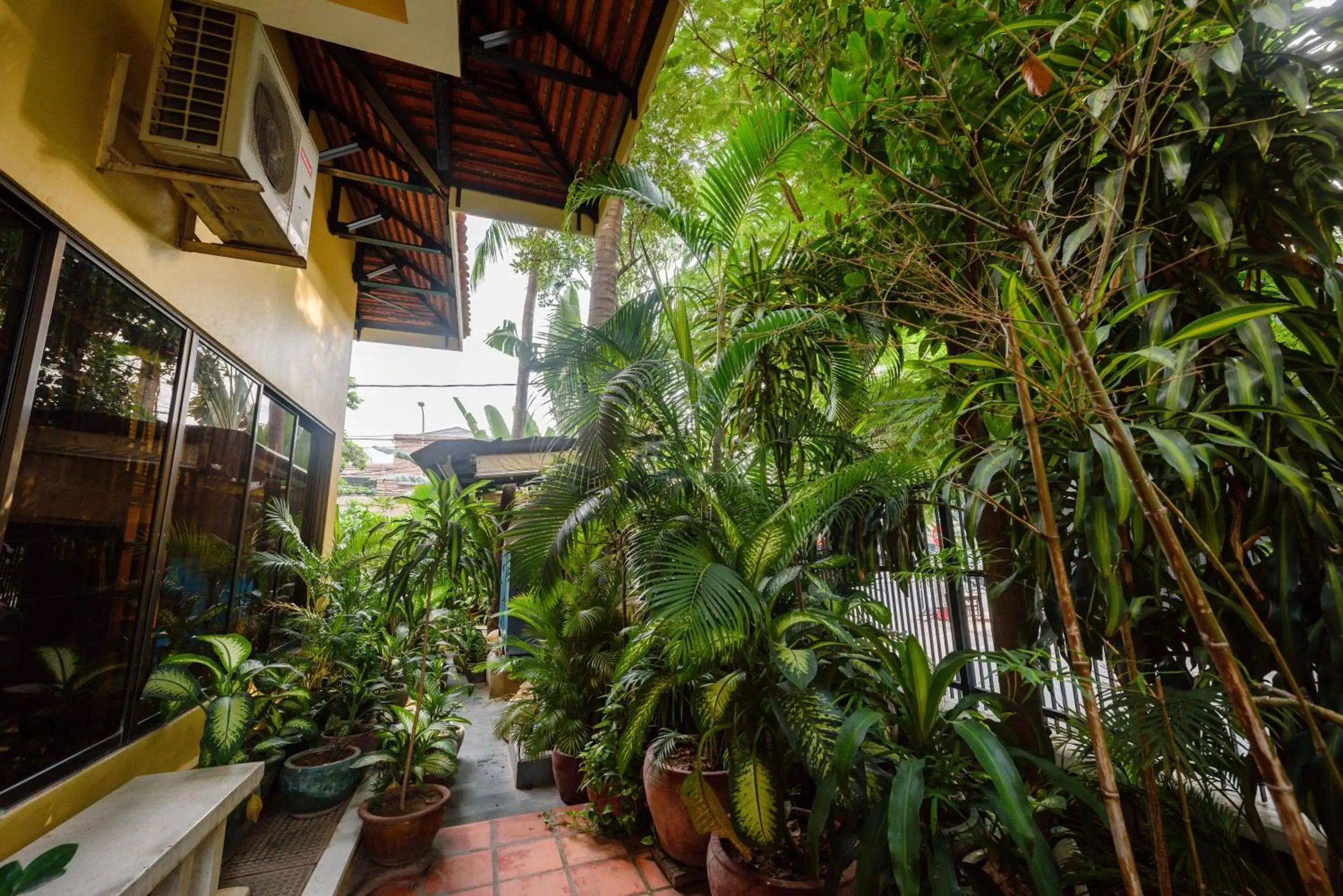 Garden view in City View Apartment Garden view in City View Apartment