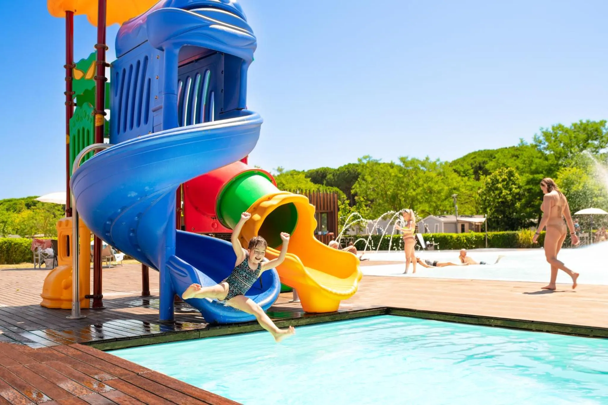 Pool view in Pineta Sul Mare Camping Village