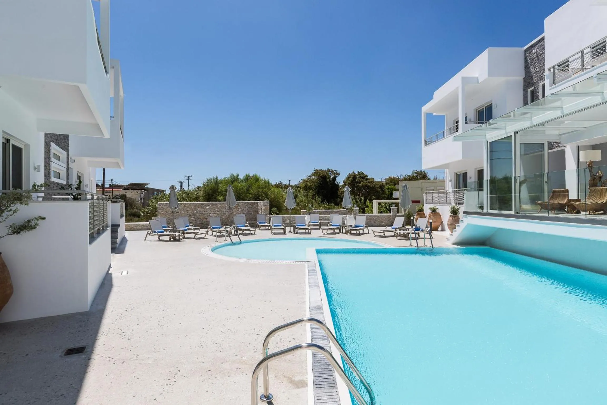 Pool view in Cyano Hotel