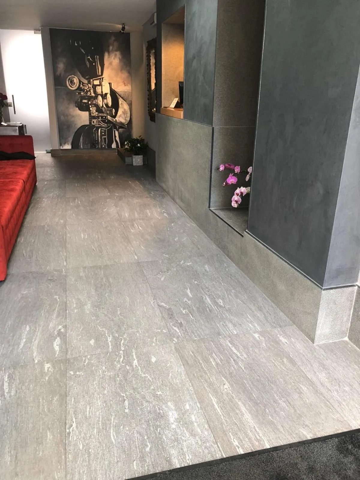 Lobby or reception in Hotel CineApollo - Ogni camera un film!