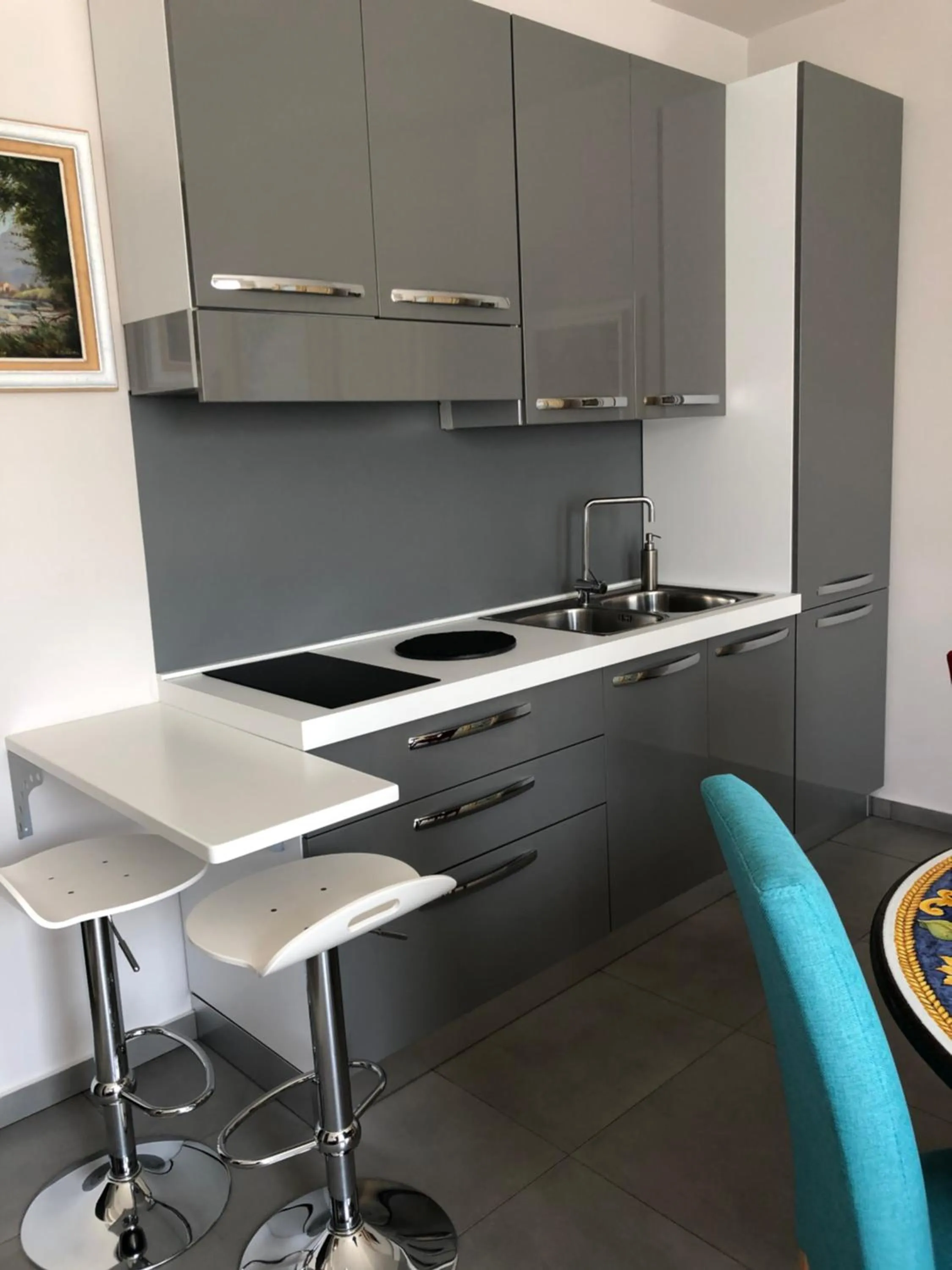 kitchen in Hotel CineApollo - Ogni camera un film!