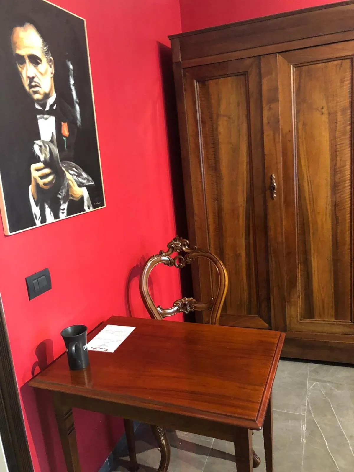 Bedroom in Hotel CineApollo - Ogni camera un film!