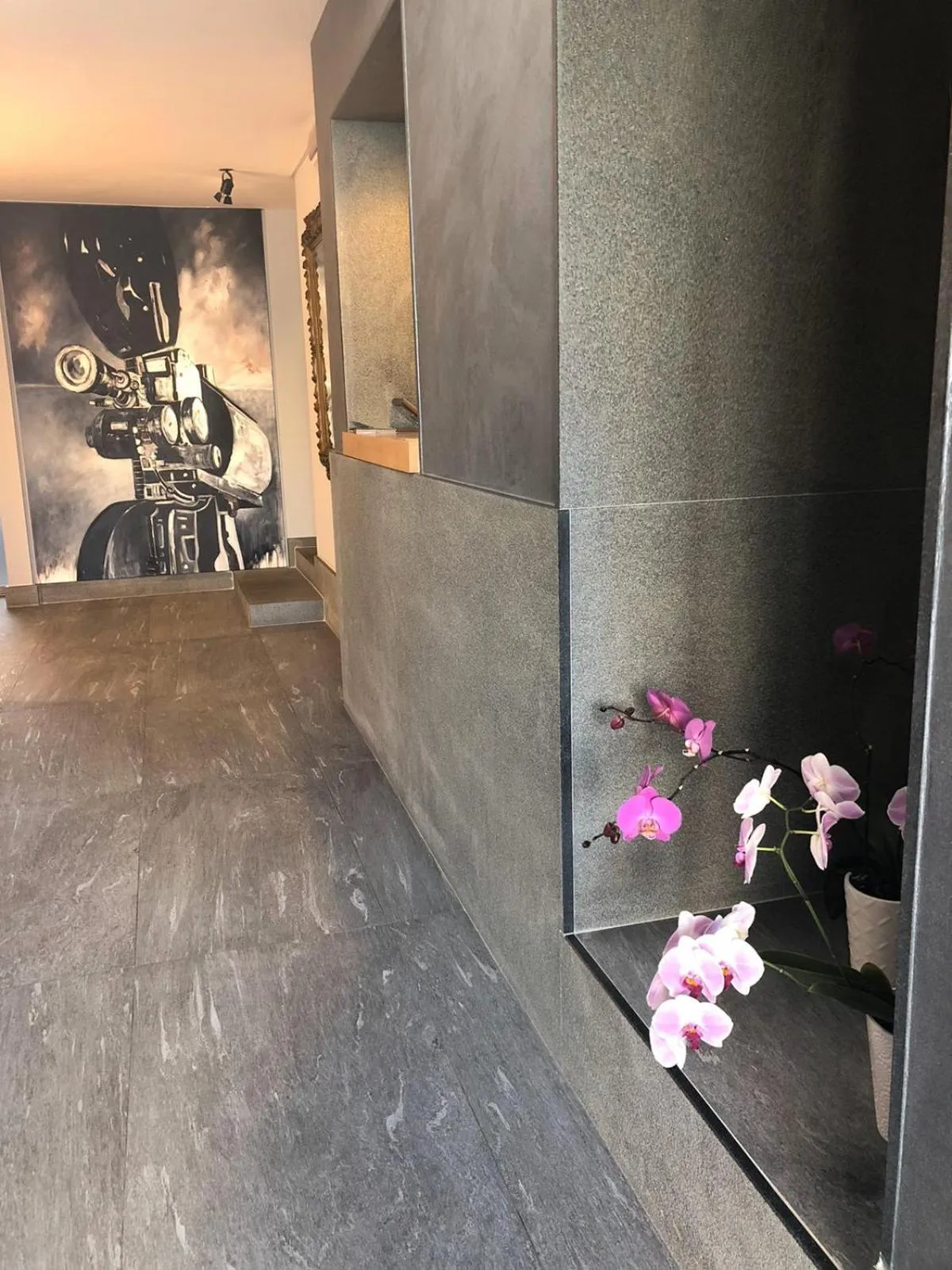 Lobby or reception in Hotel CineApollo - Ogni camera un film!