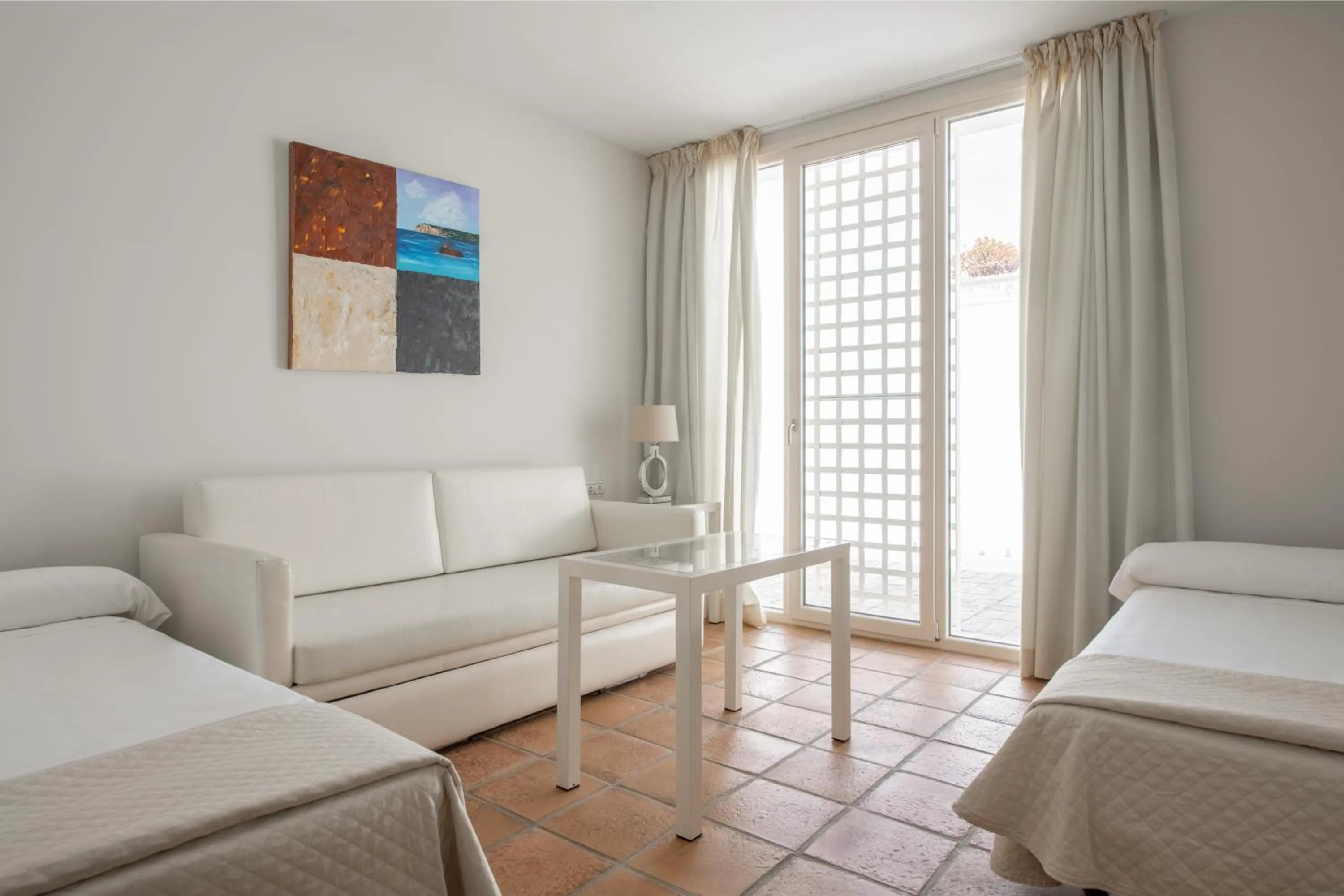 Bed in Hotel Atlántico