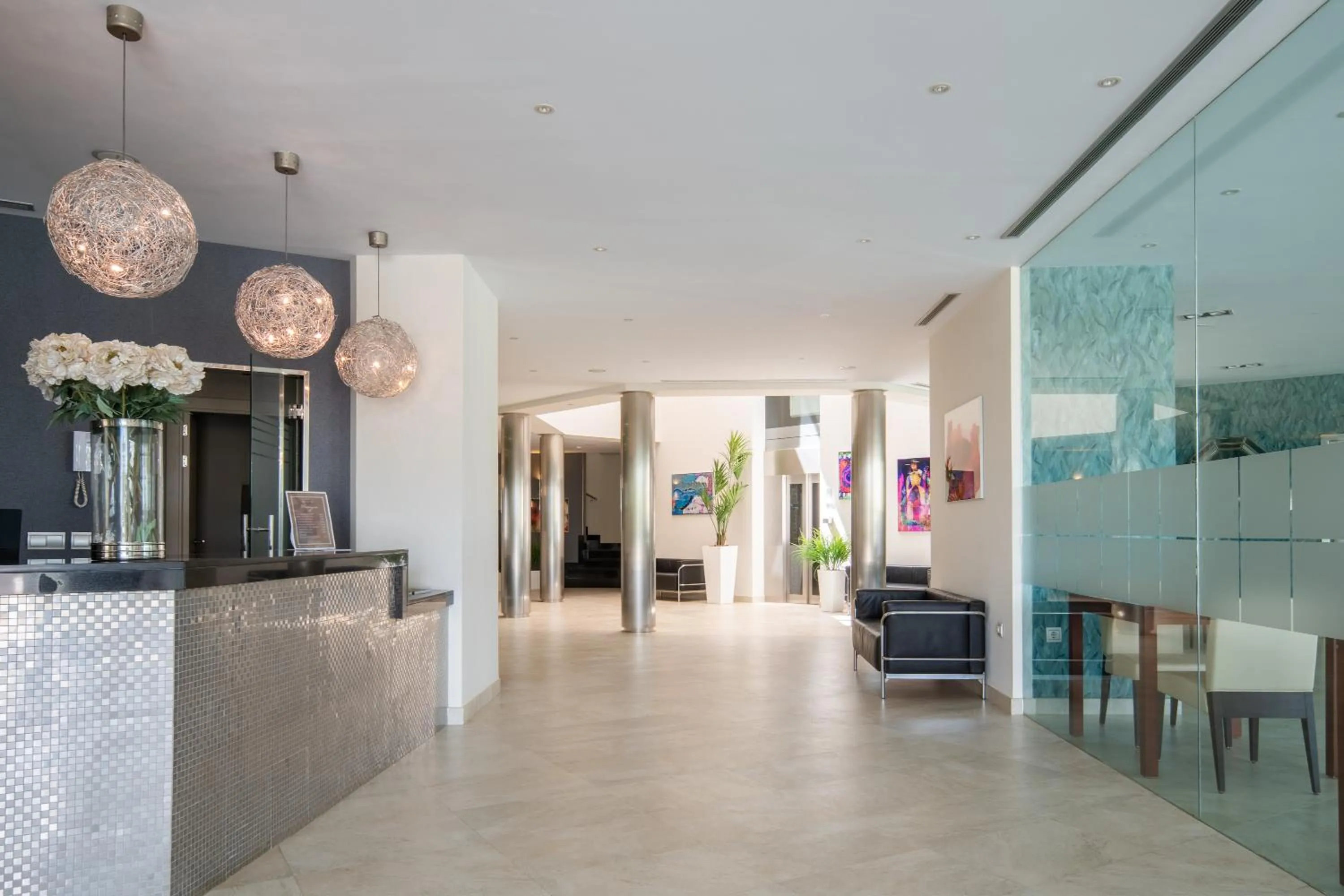 Lobby or reception in Hotel Atlántico