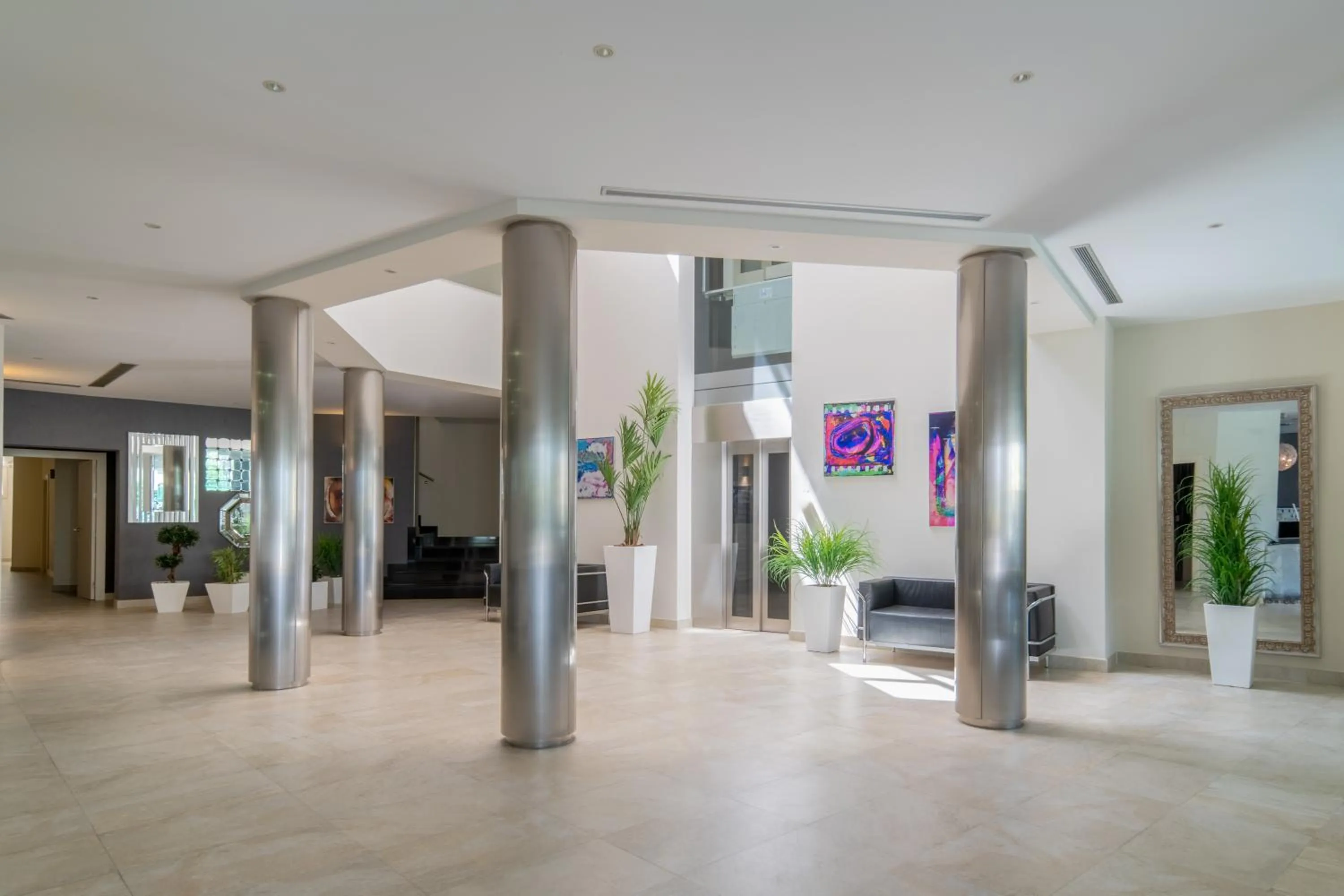 Patio in Hotel Atlántico