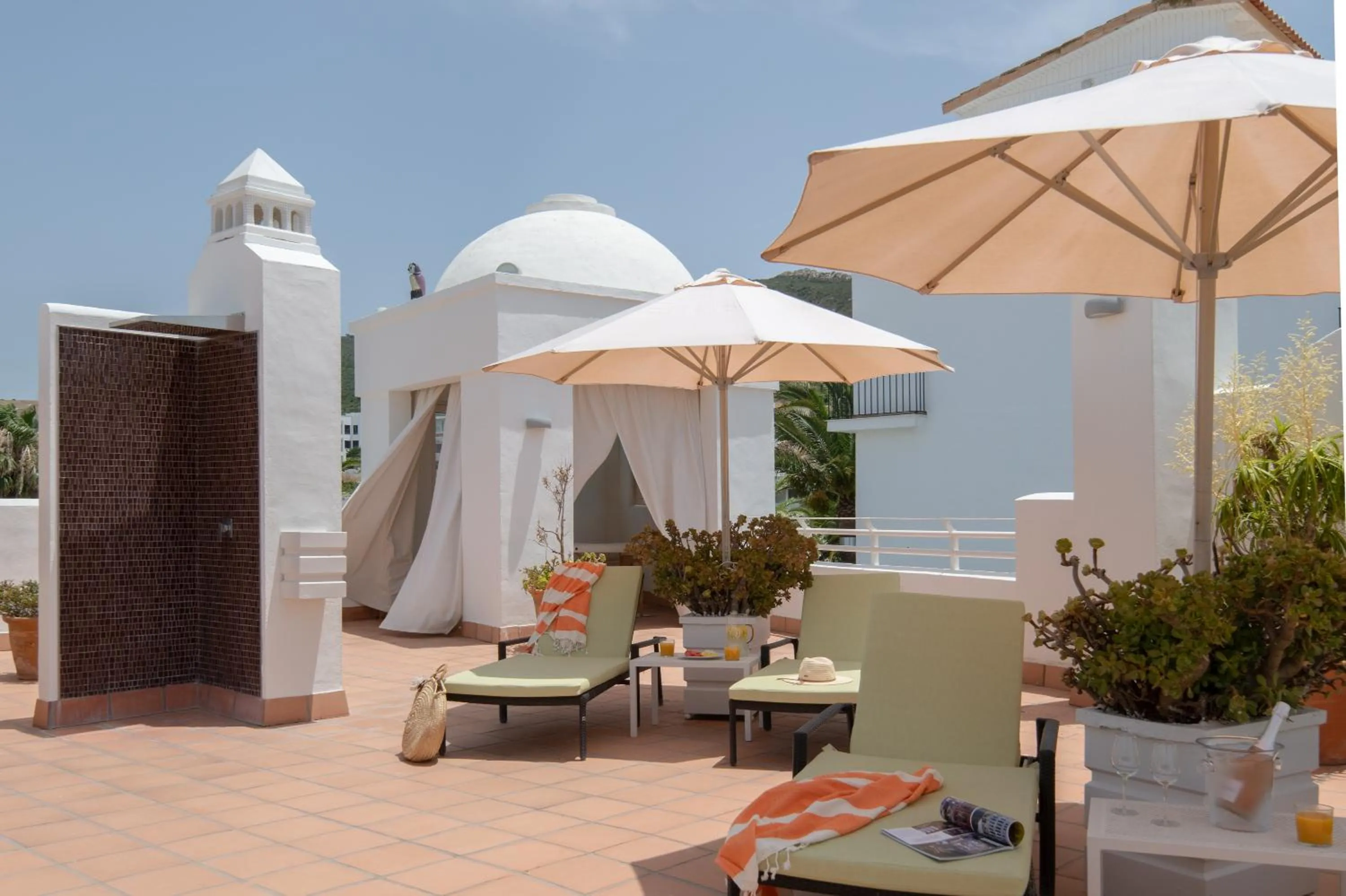 Shower in Hotel Atlántico