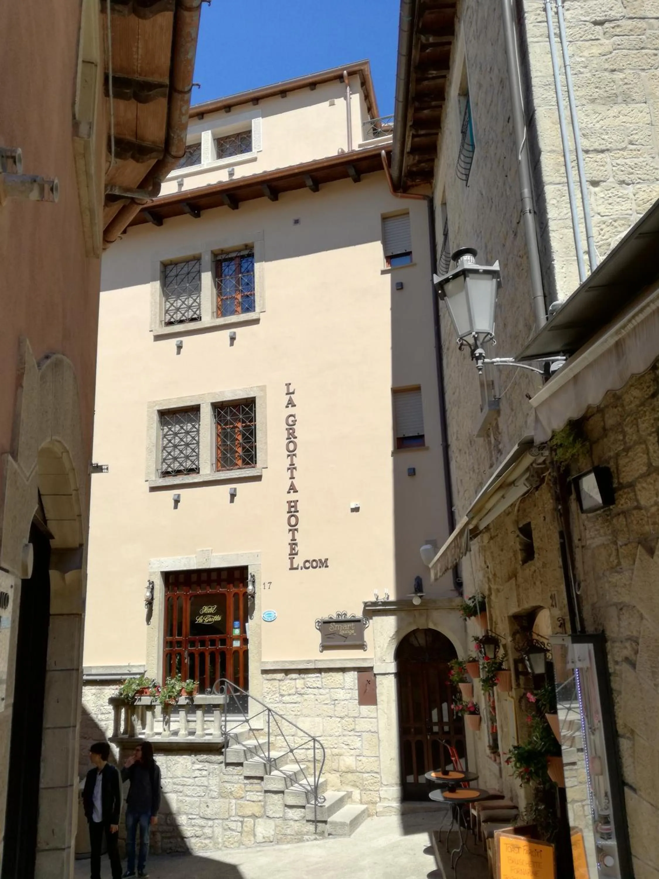 Property building in La Grotta Hotel