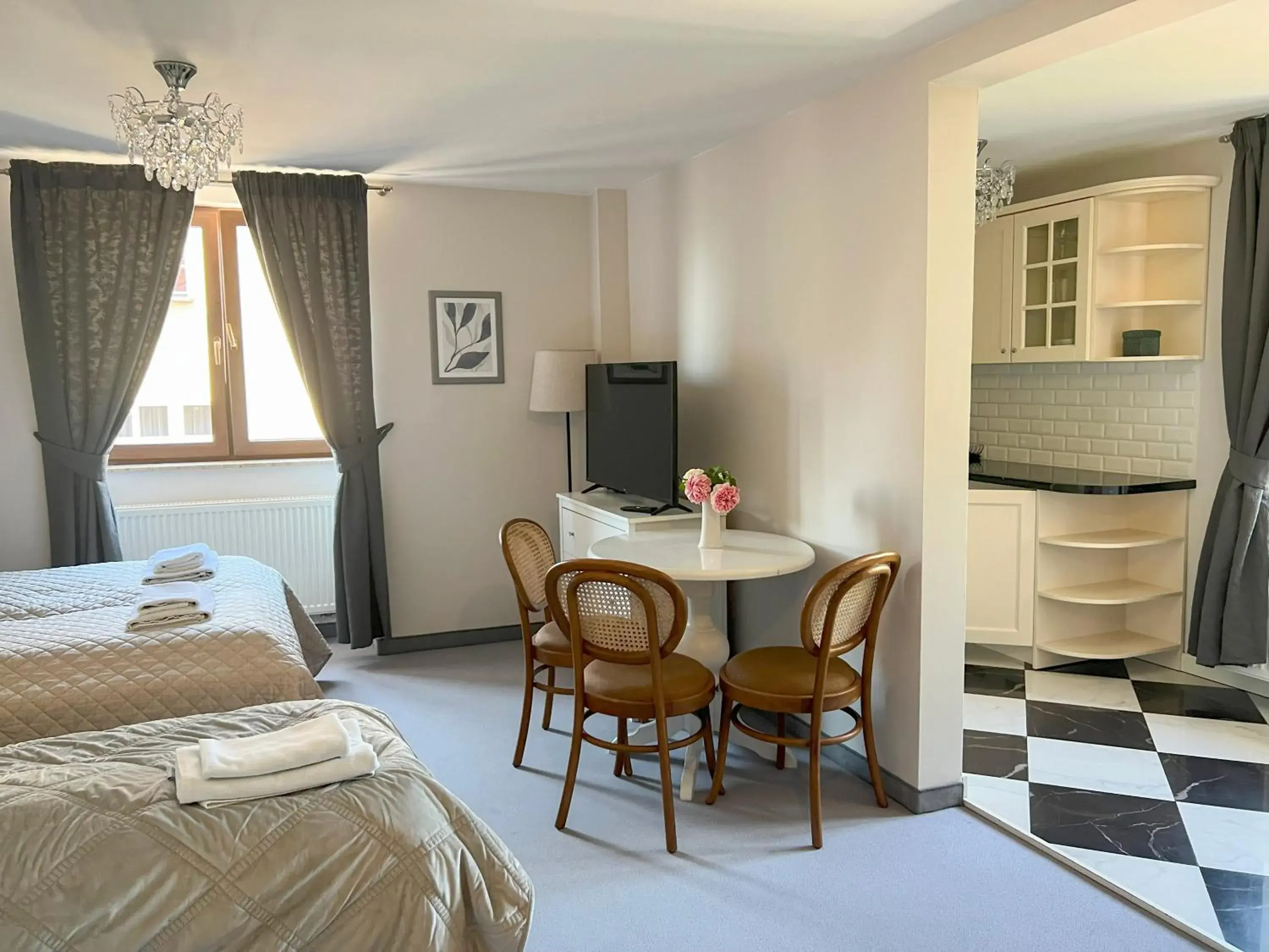 Kitchen or kitchenette, Bed in Willa Puck Kitchen or kitchenette, Bed in Willa Puck