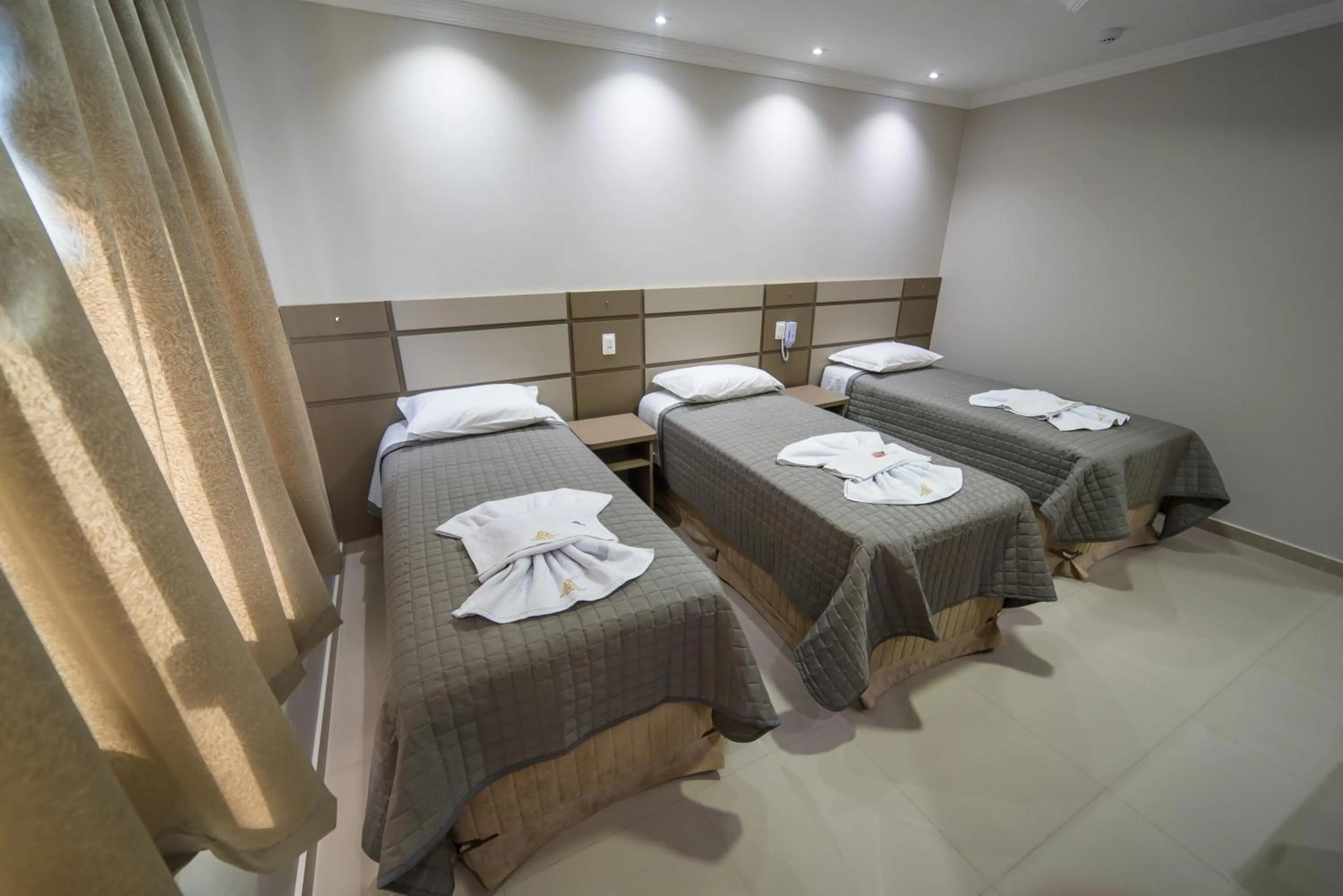 Bed in Prudentópolis Palace Hotel