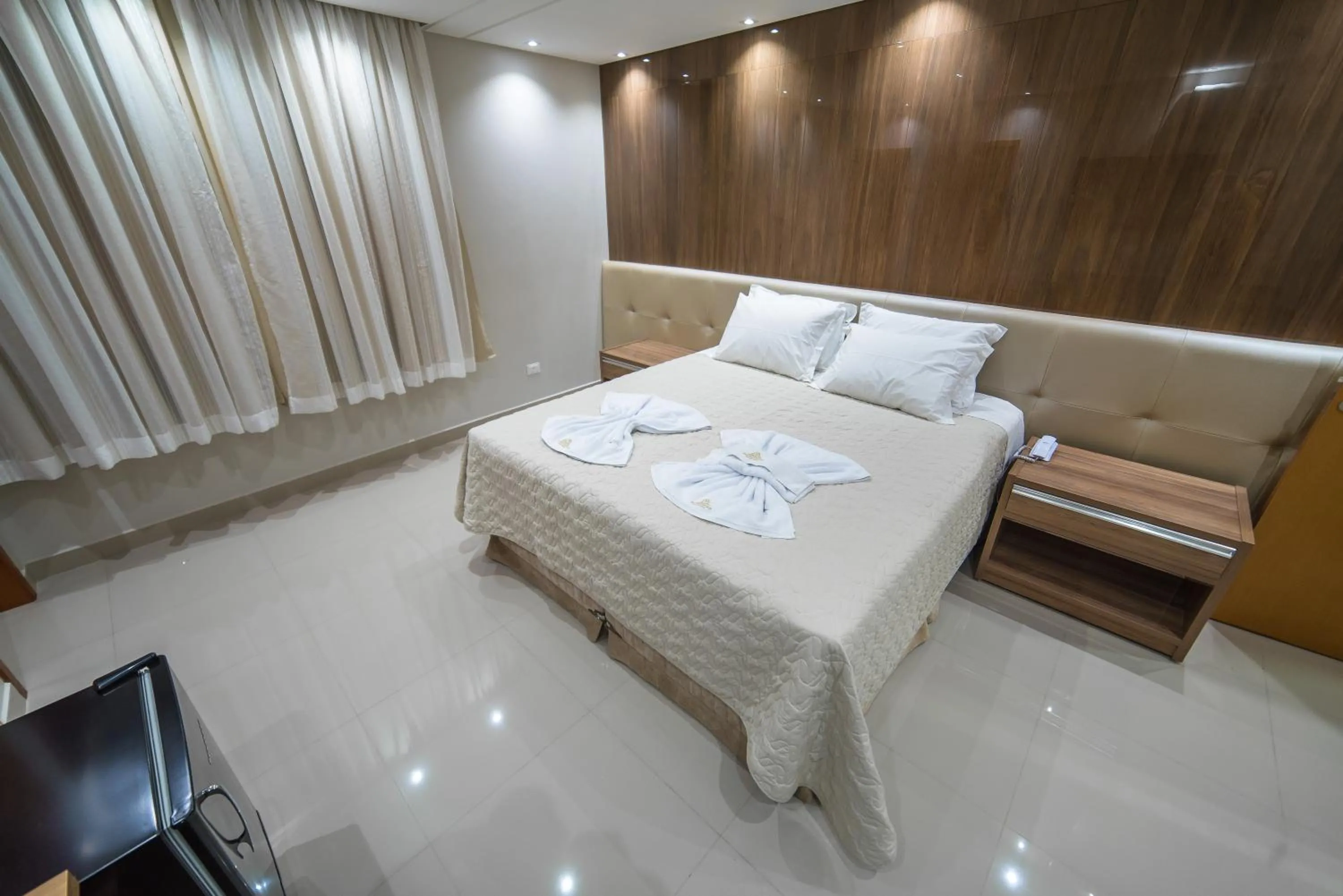Bed in Prudentópolis Palace Hotel