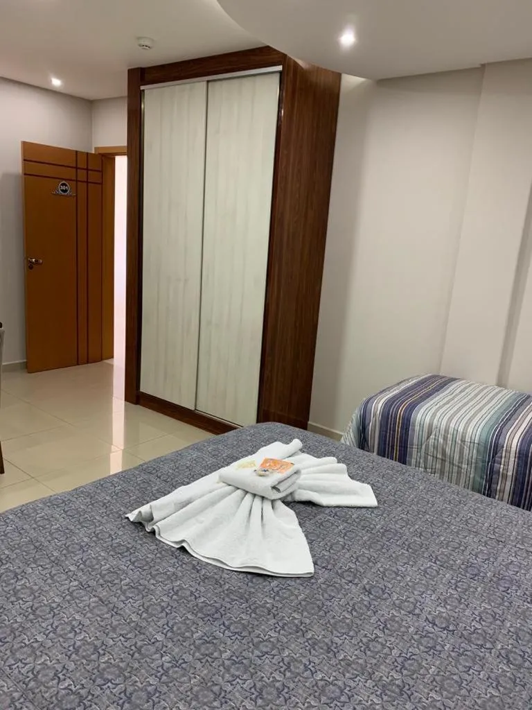 Bed in Prudentópolis Palace Hotel