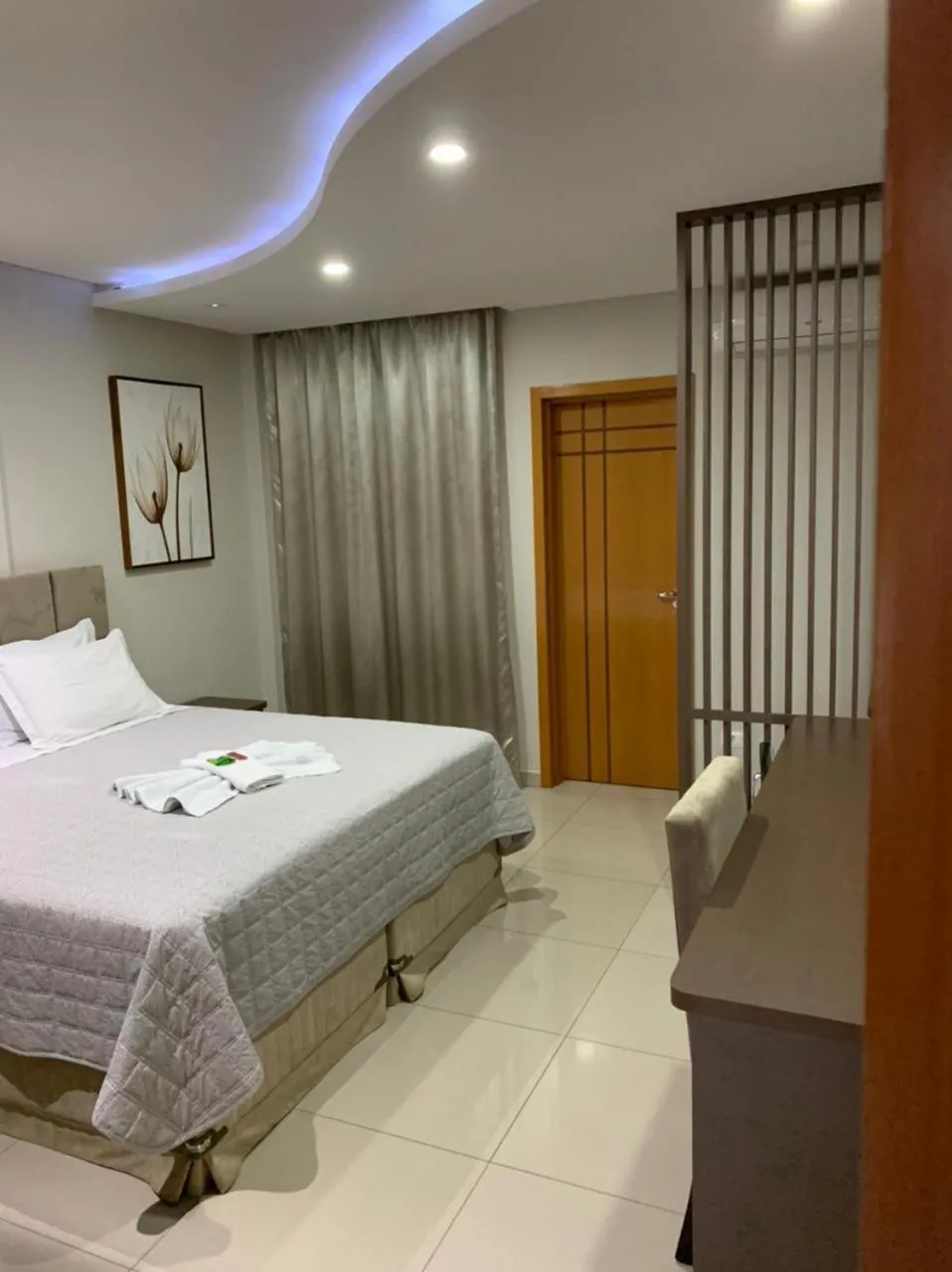 Bed in Prudentópolis Palace Hotel