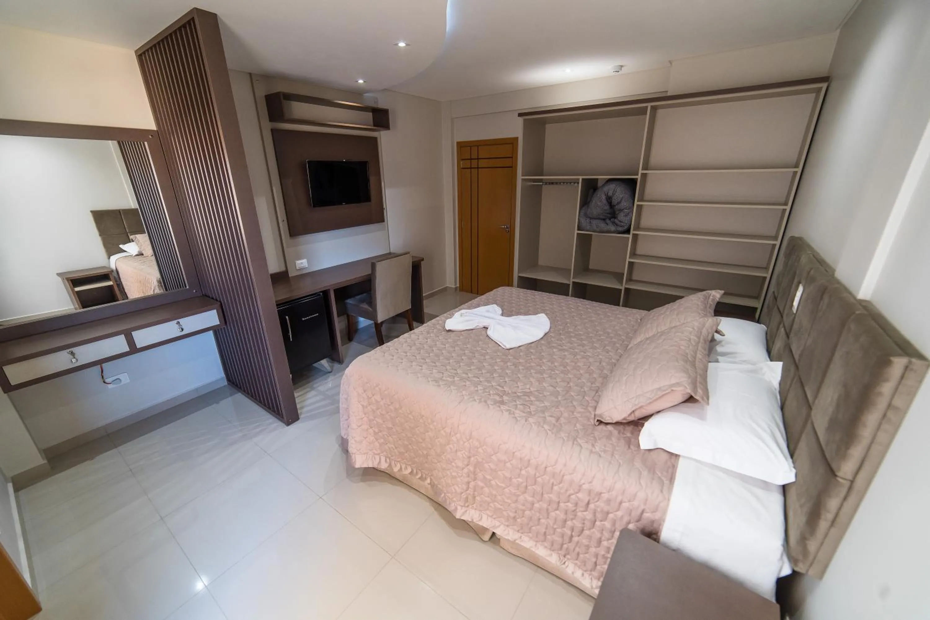 Photo of the whole room, Bed in Prudentópolis Palace Hotel